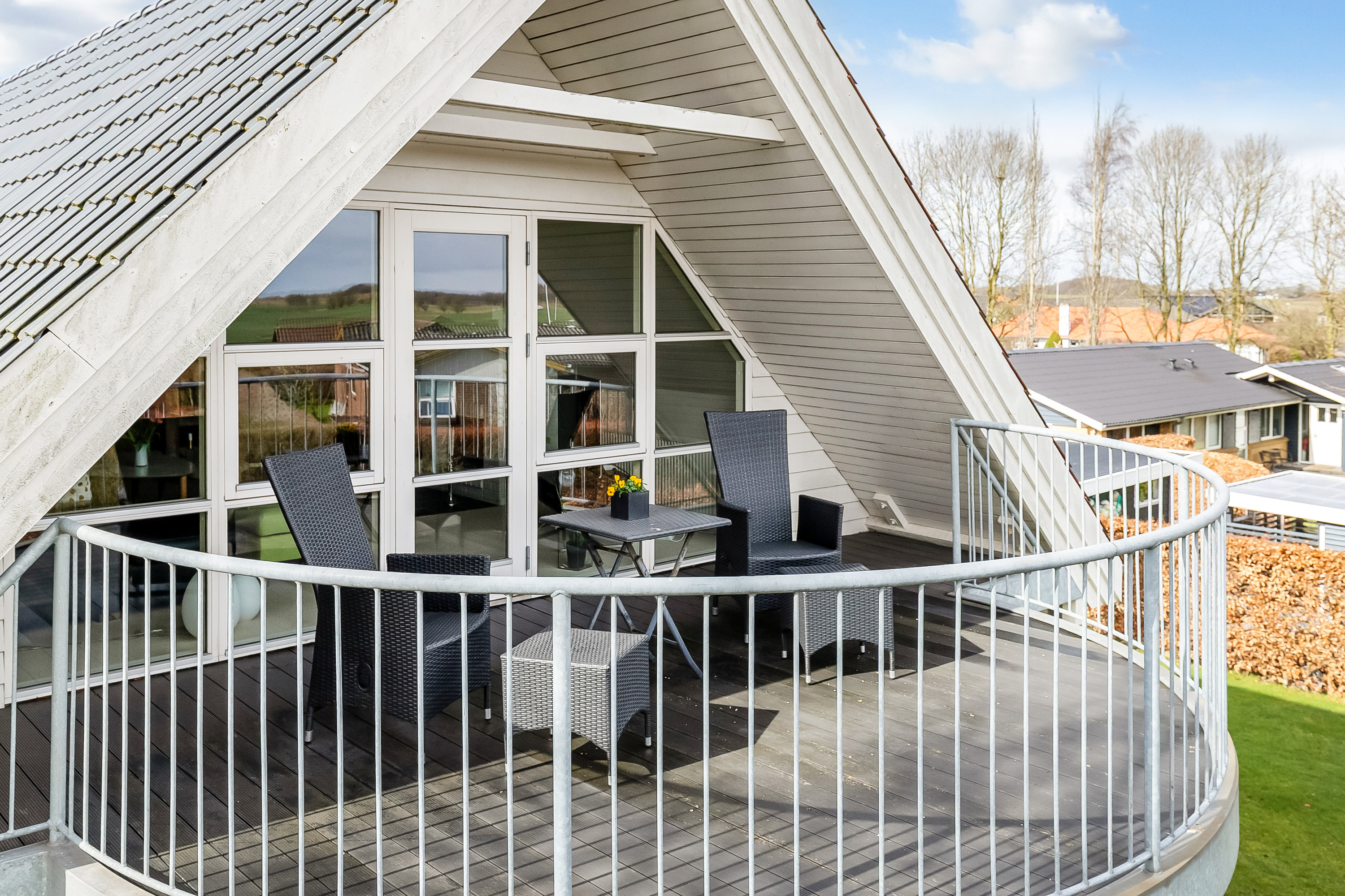 Fremhævet altan billede i fuldskærmstilstand. Billede af Johan Skjoldborg Vej 10, 7182 Bredsten