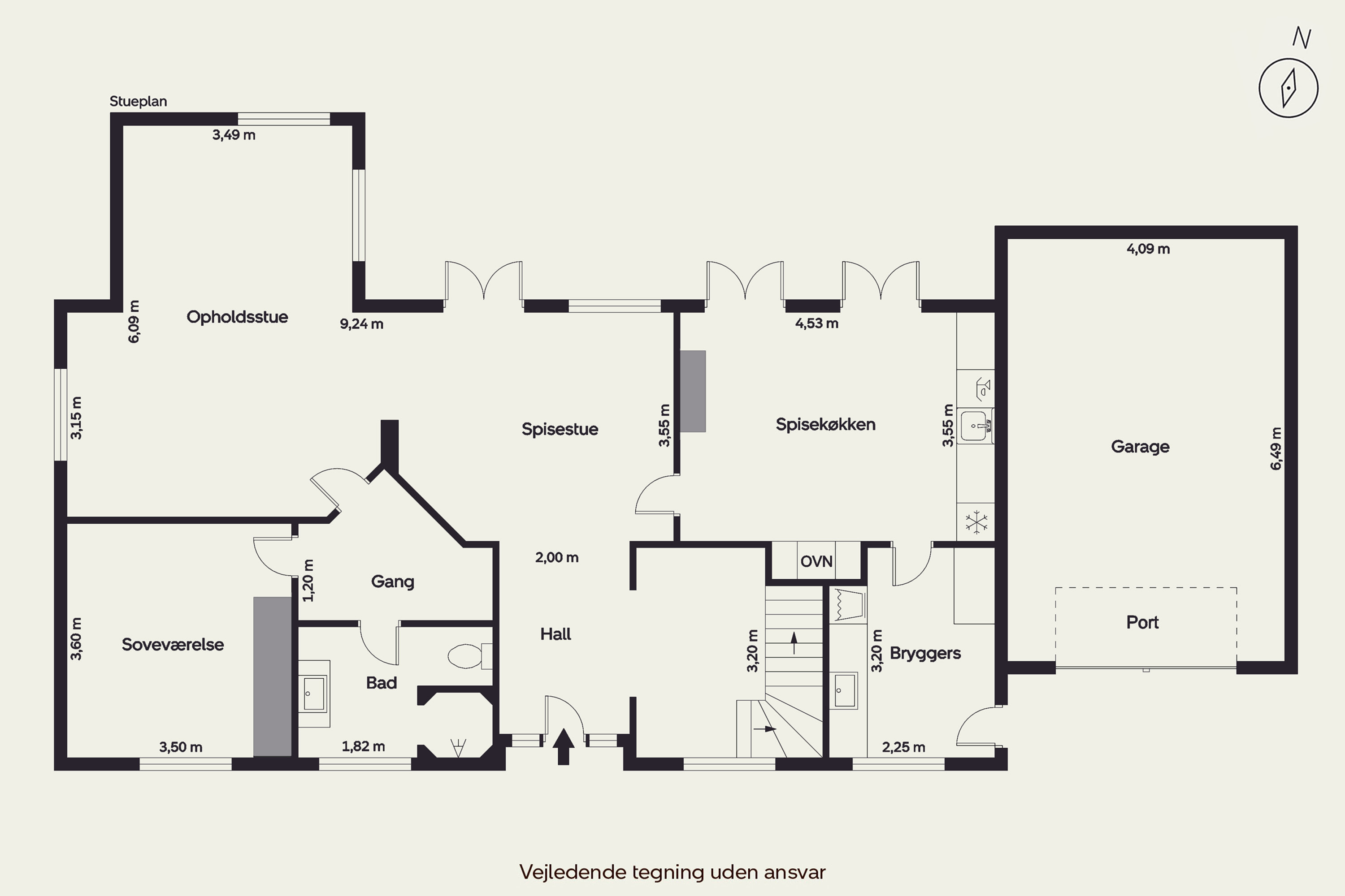 Plantegninger billede af Ved Stranden 2, 5300 Kerteminde
