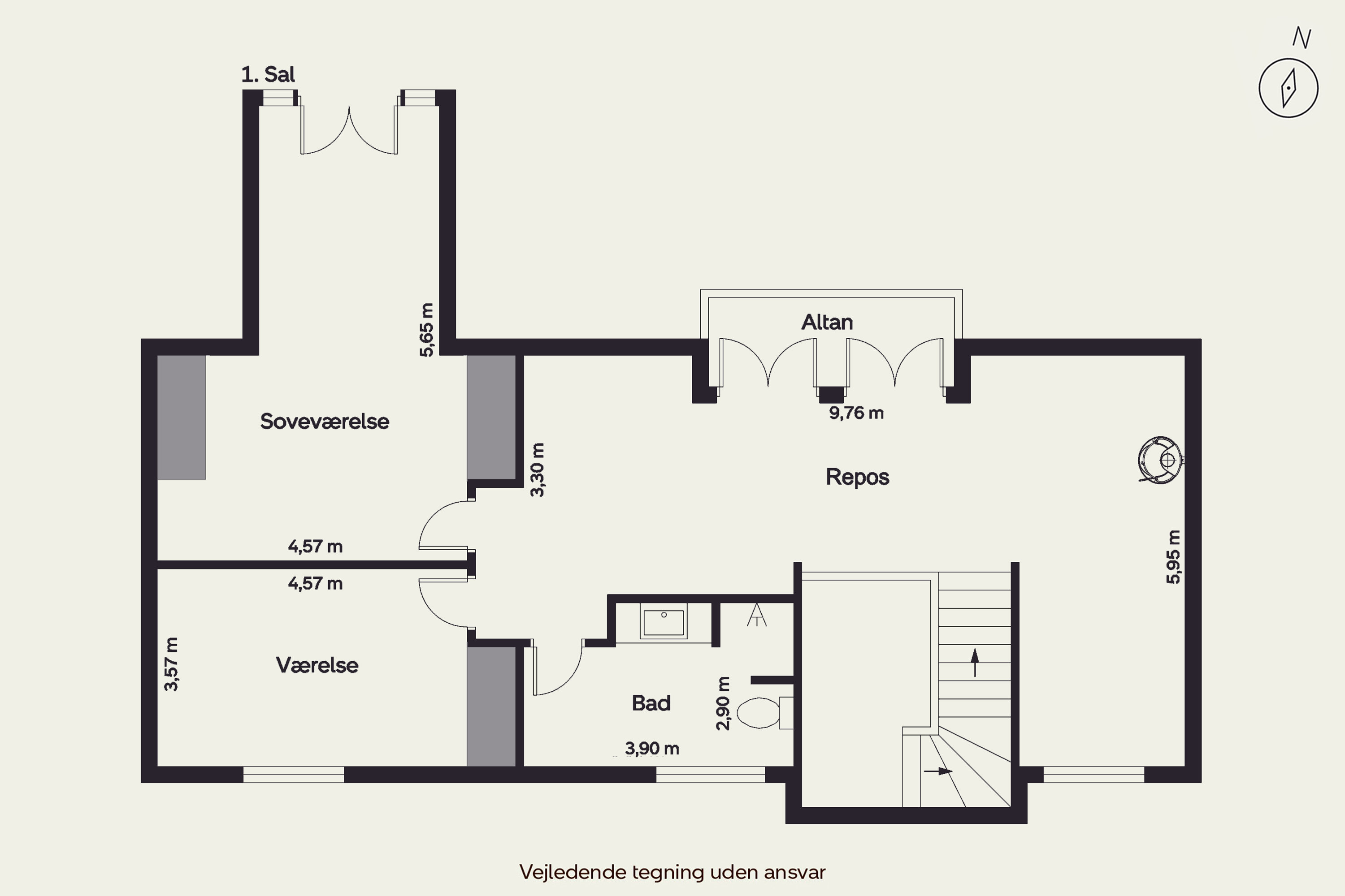 Plantegninger billede af Ved Stranden 2, 5300 Kerteminde