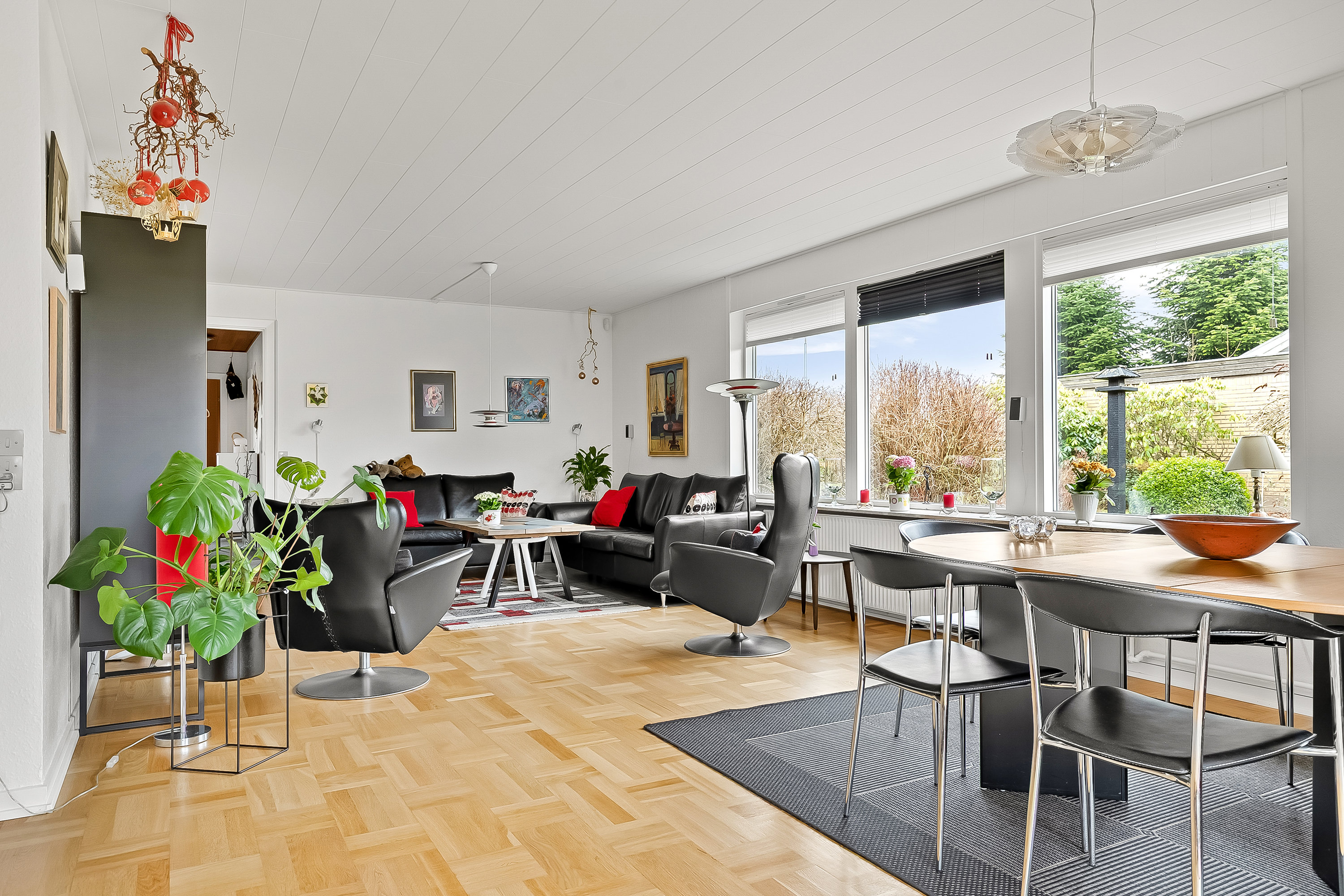 Fremhævet stue billede i fuldskærmstilstand. Billede af Klosterbakken 10, Skærup, 7080 Børkop