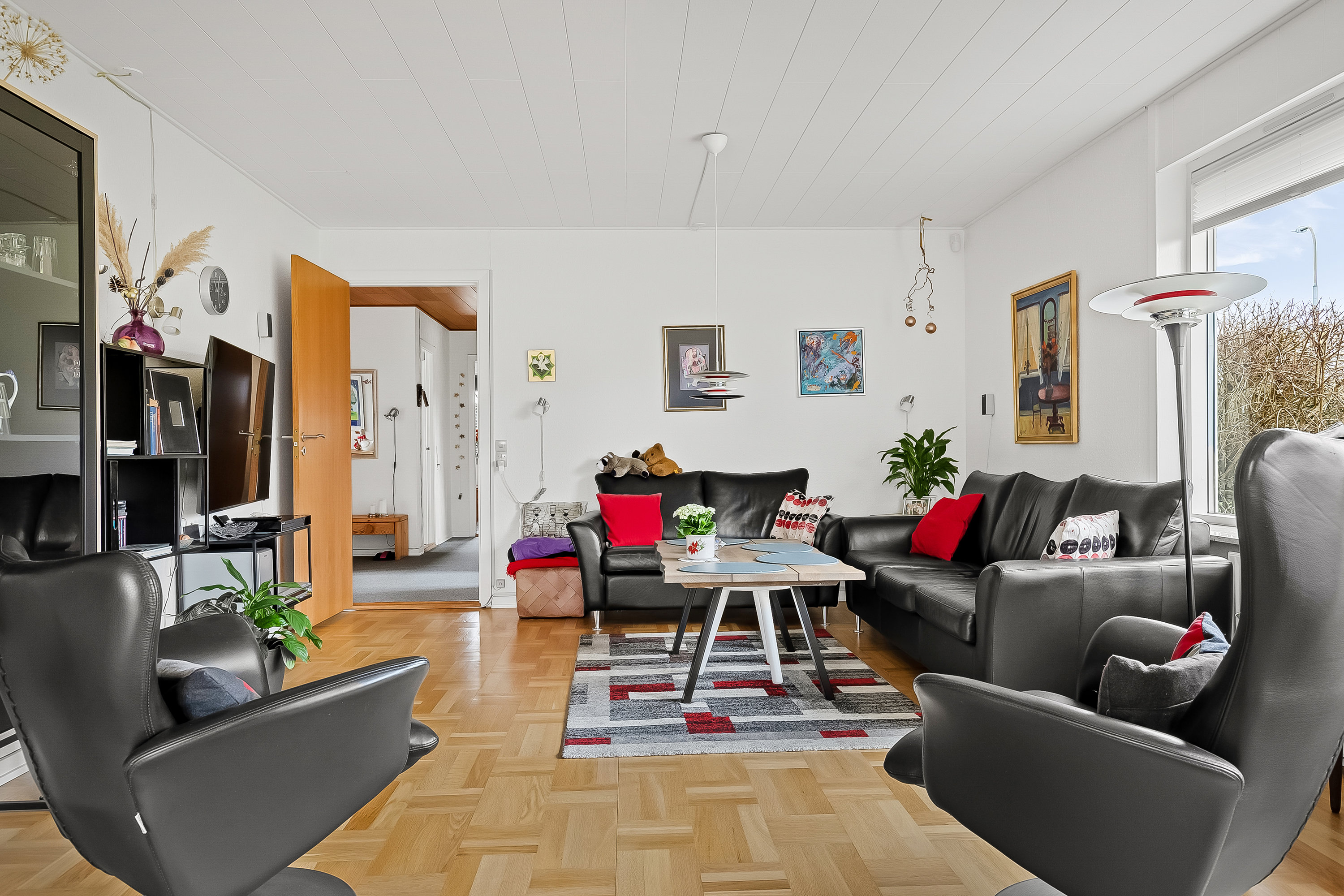 Fremhævet stue billede i fuldskærmstilstand. Billede af Klosterbakken 10, Skærup, 7080 Børkop