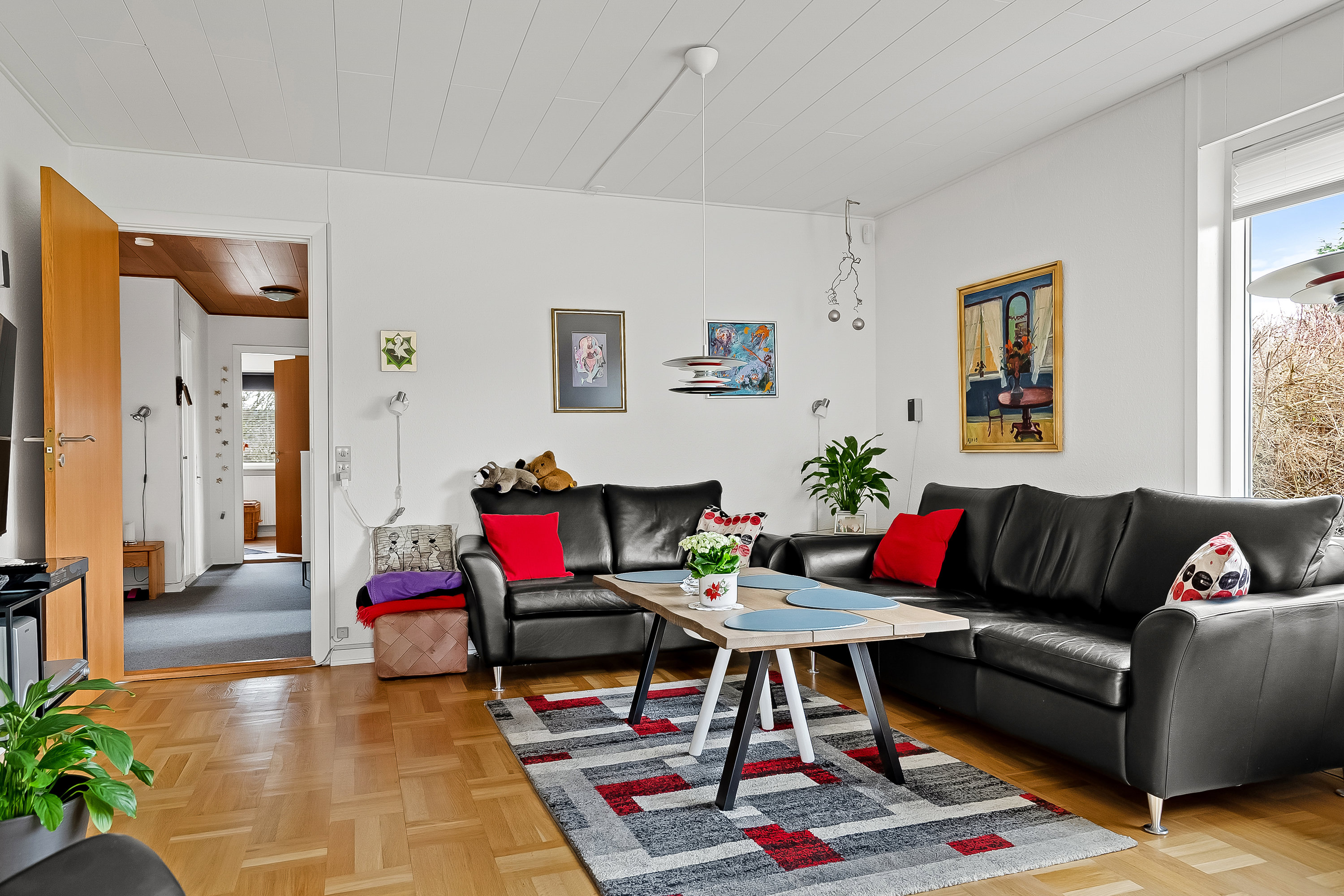 Fremhævet stue billede i fuldskærmstilstand. Billede af Klosterbakken 10, Skærup, 7080 Børkop