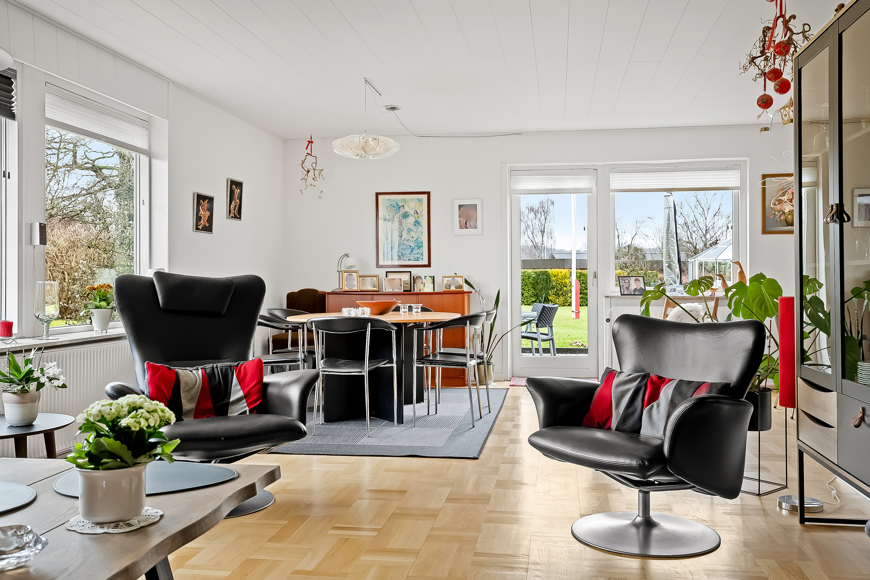 Fremhævet stue billede i fuldskærmstilstand. Billede af Klosterbakken 10, Skærup, 7080 Børkop