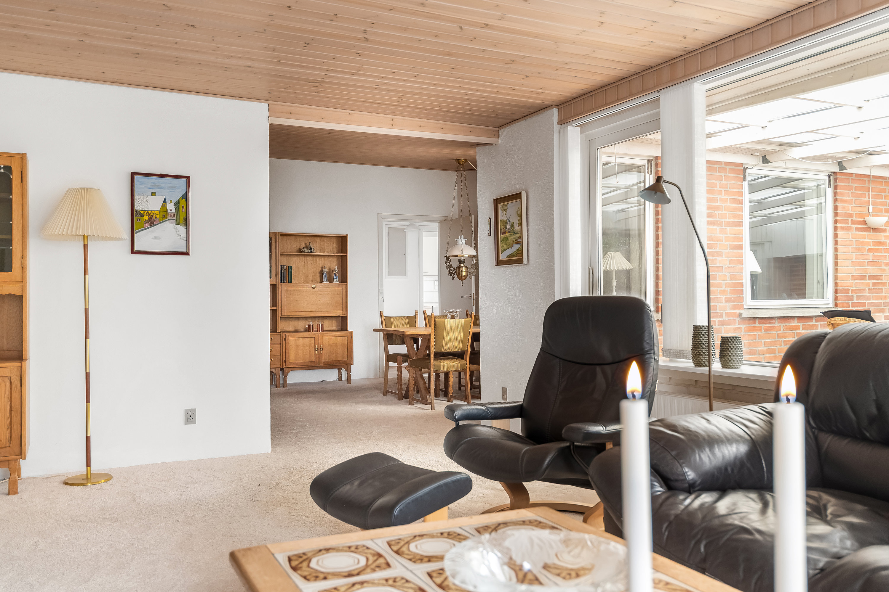 Fremhævet stue billede i fuldskærmstilstand. Billede af Kaj Munks Vej 3, 7500 Holstebro