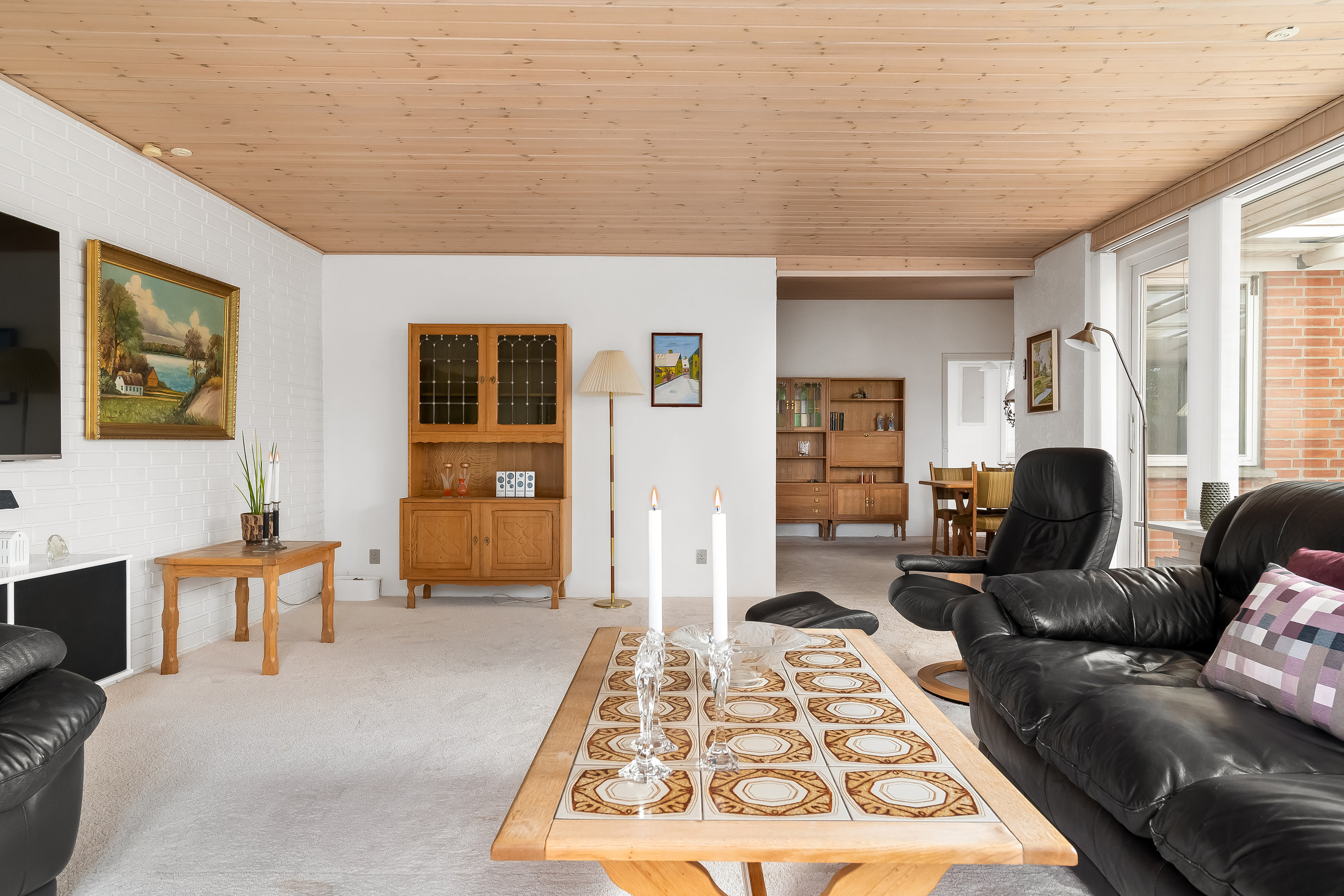 Fremhævet stue billede i fuldskærmstilstand. Billede af Kaj Munks Vej 3, 7500 Holstebro