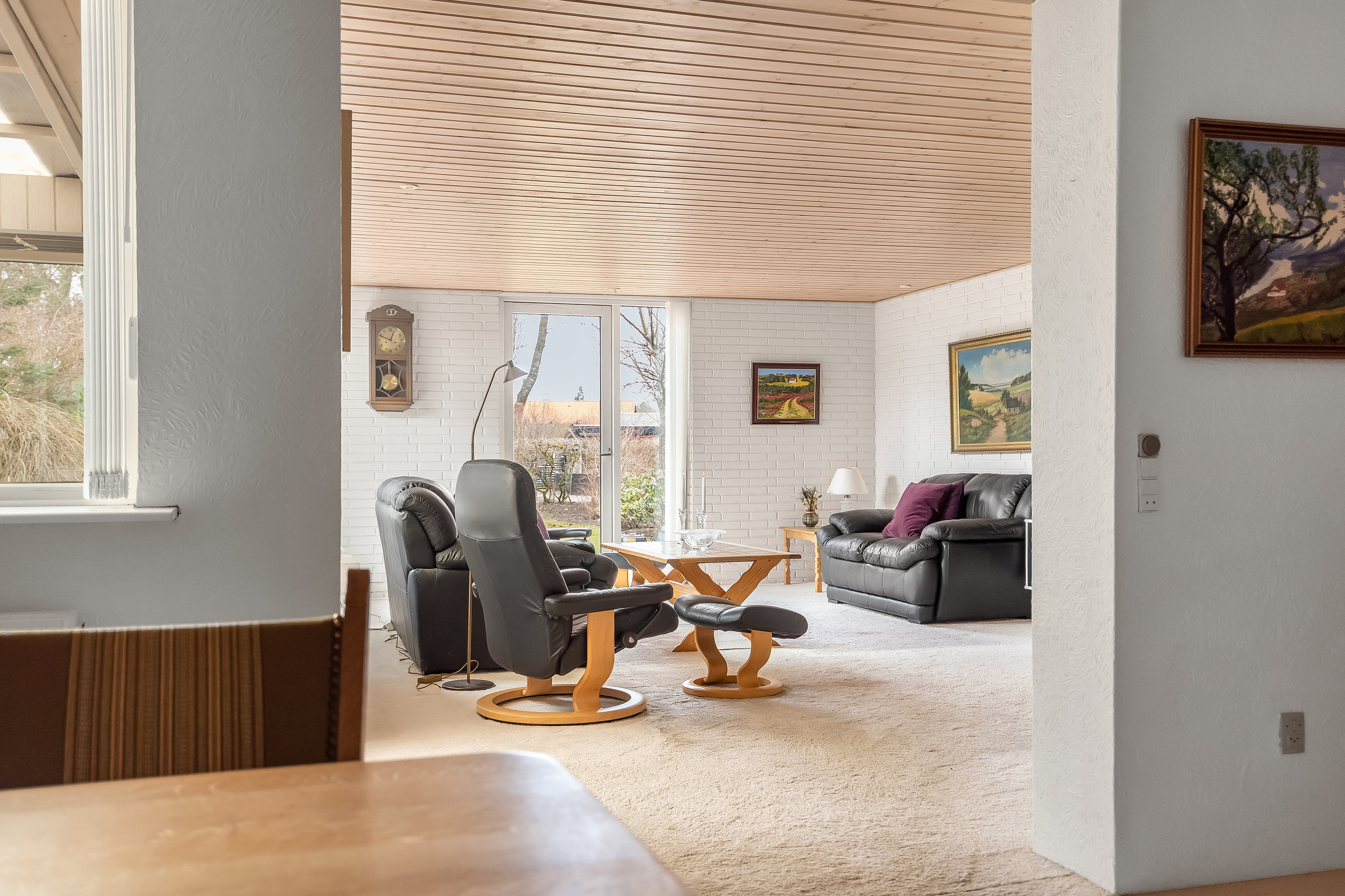 Fremhævet stue billede i fuldskærmstilstand. Billede af Kaj Munks Vej 3, 7500 Holstebro