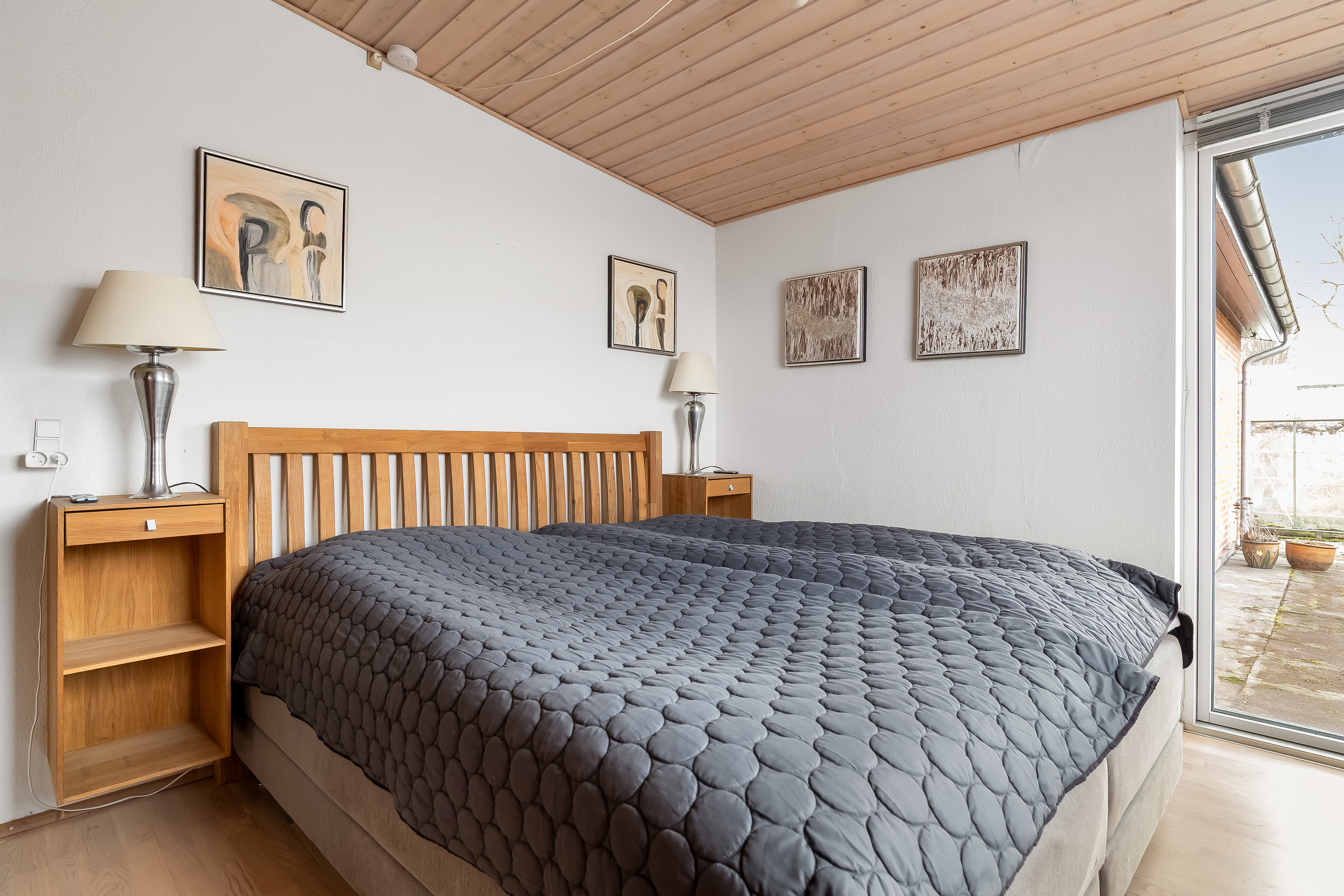 Fremhævet soveværelse billede i fuldskærmstilstand. Billede af Kaj Munks Vej 3, 7500 Holstebro