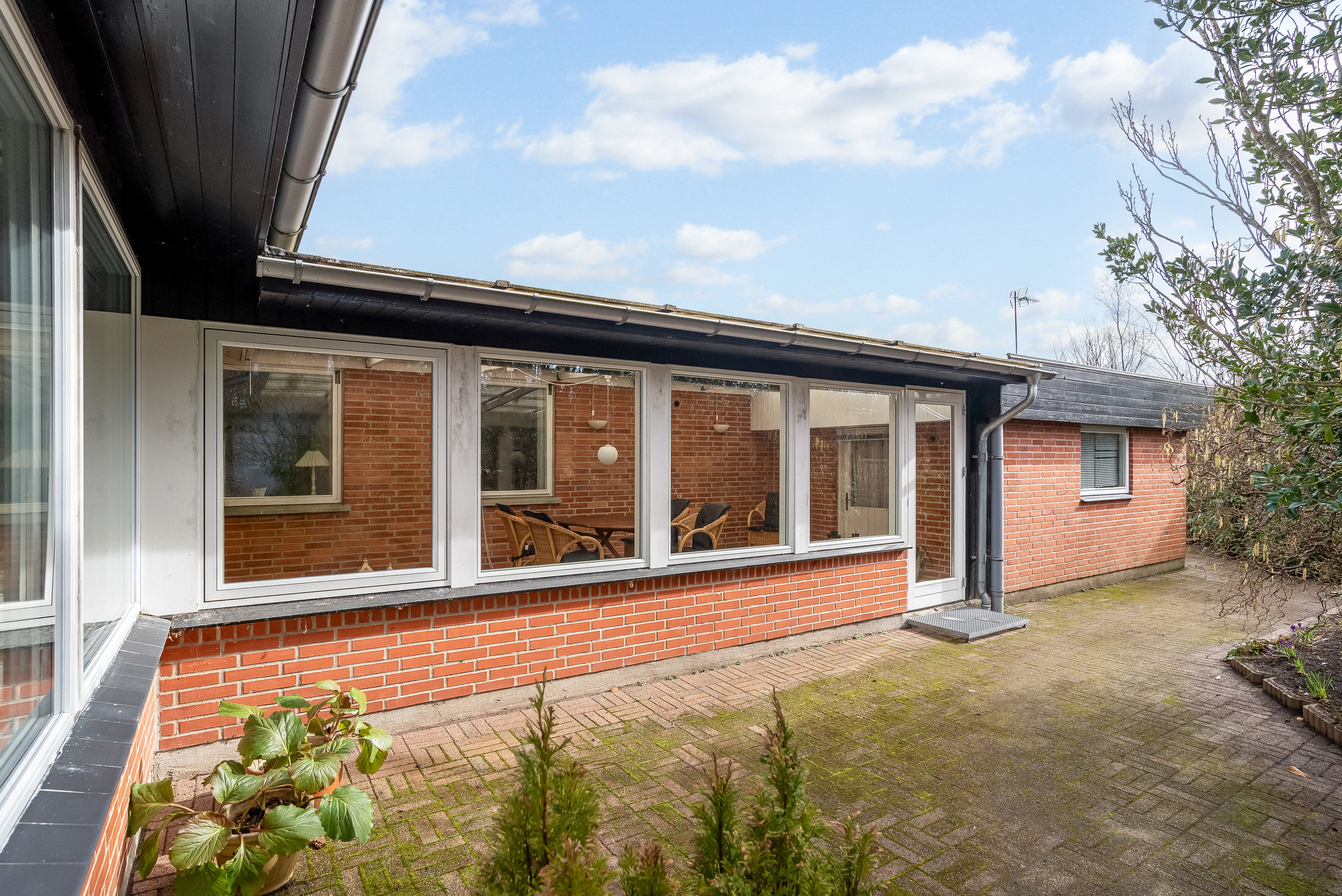 Fremhævet terrasse billede i fuldskærmstilstand. Billede af Kaj Munks Vej 3, 7500 Holstebro