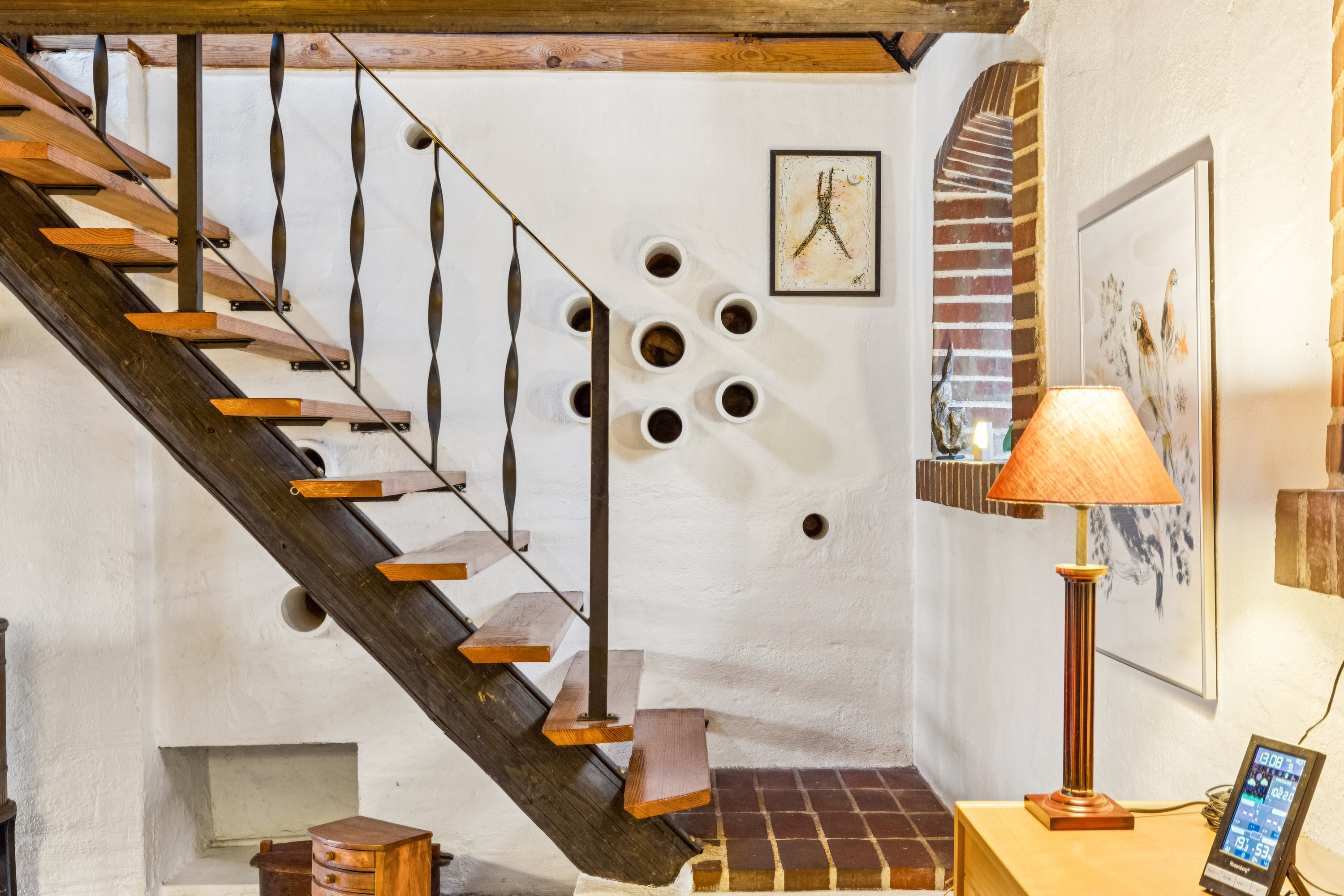 Fremhævet trappe billede i fuldskærmstilstand. Billede af Haderslevvej 140, Skallebæk, 6760 Ribe