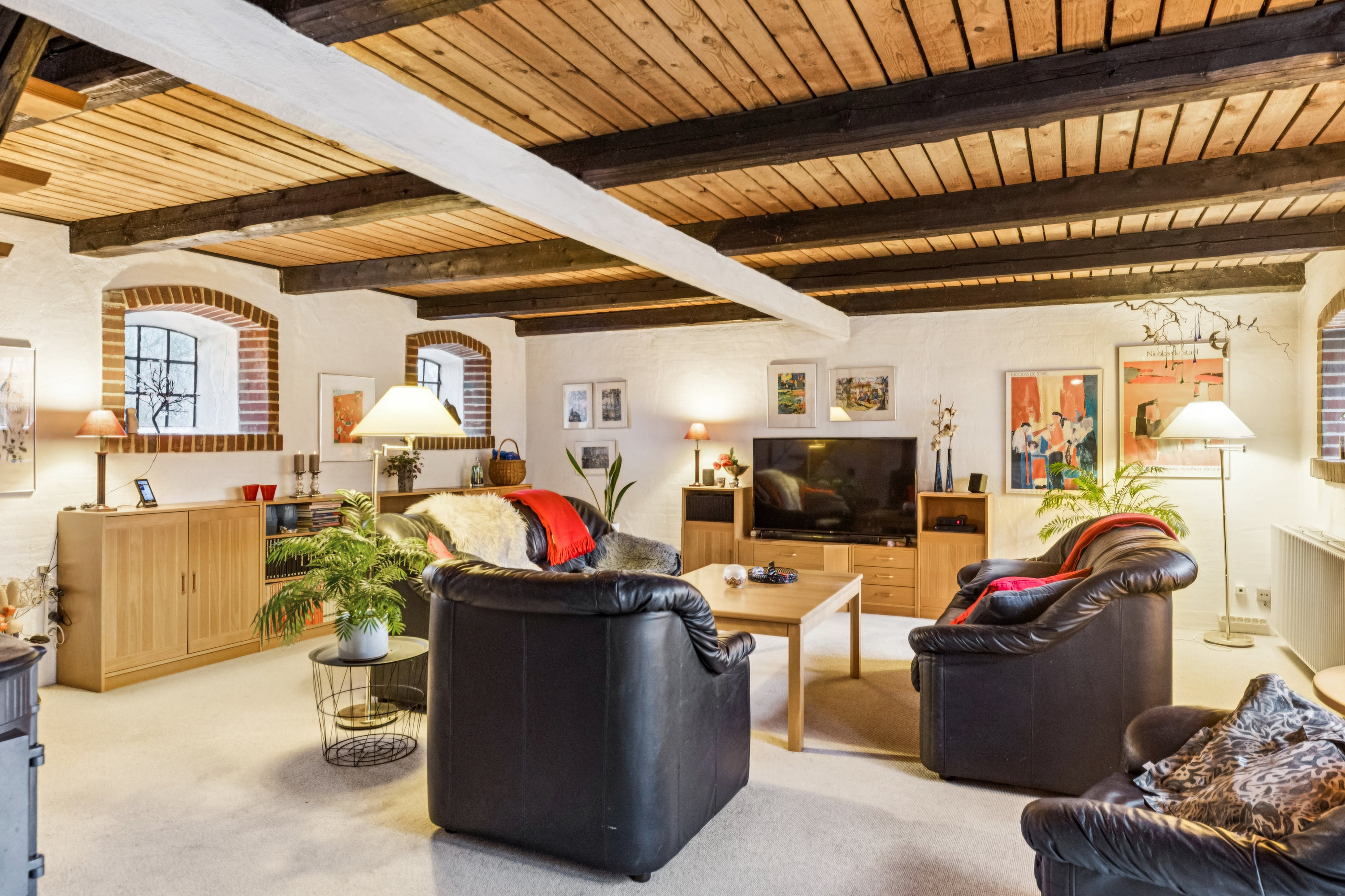 Fremhævet stue billede i fuldskærmstilstand. Billede af Haderslevvej 140, Skallebæk, 6760 Ribe