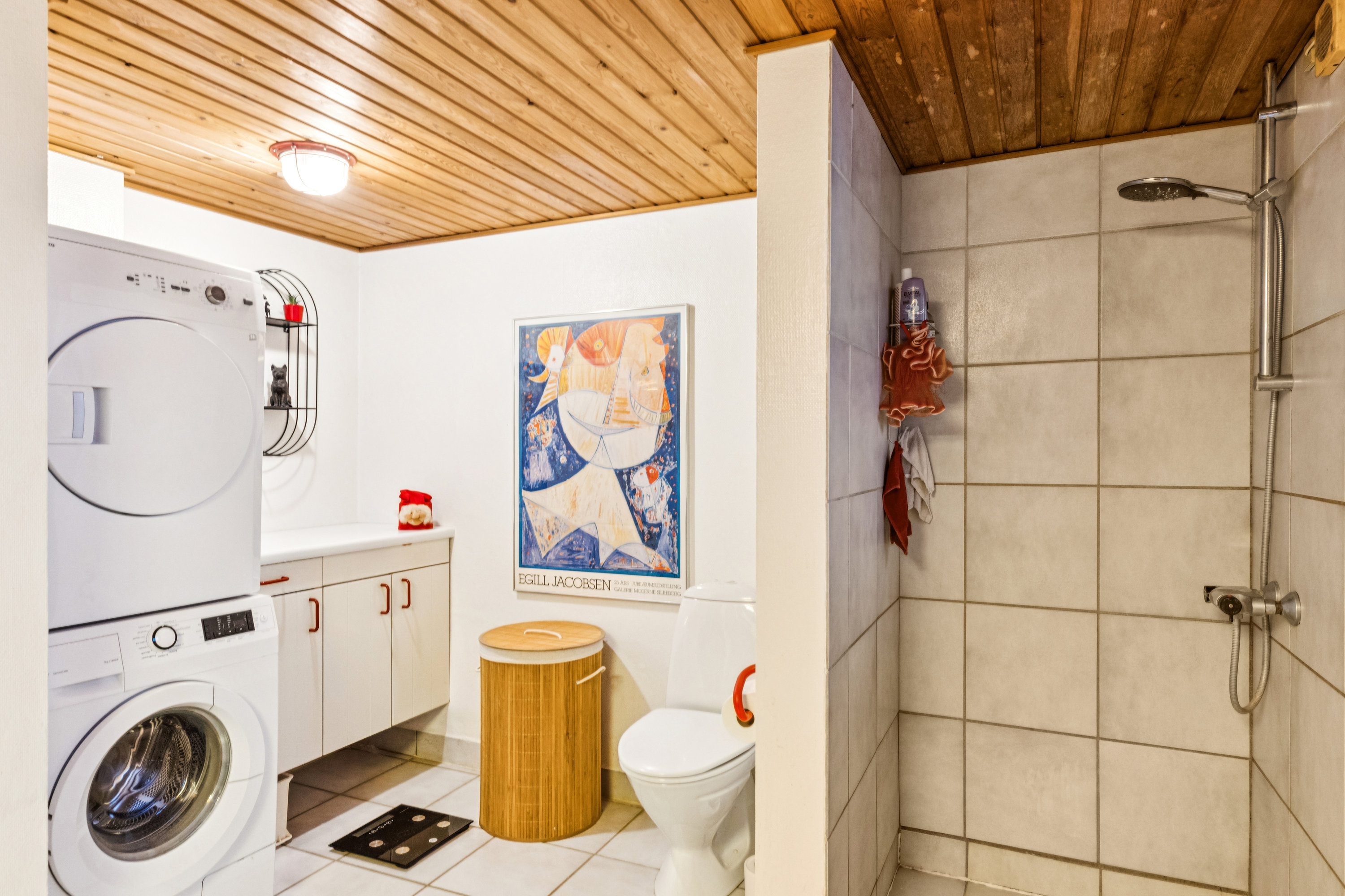 Fremhævet badeværelse billede i fuldskærmstilstand. Billede af Haderslevvej 140, Skallebæk, 6760 Ribe