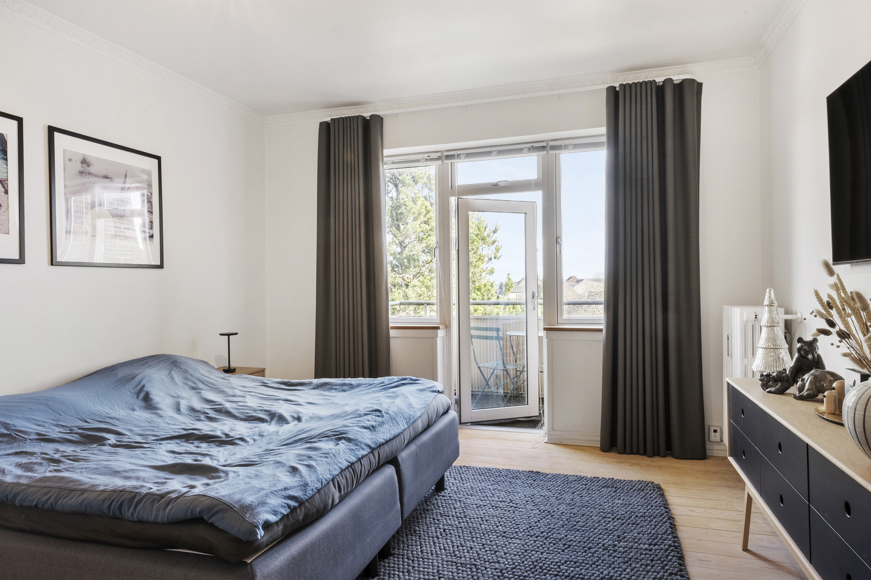 Fremhævet soveværelse billede i fuldskærmstilstand. Billede af Sønderbrogade 93, 2. tv., 8700 Horsens