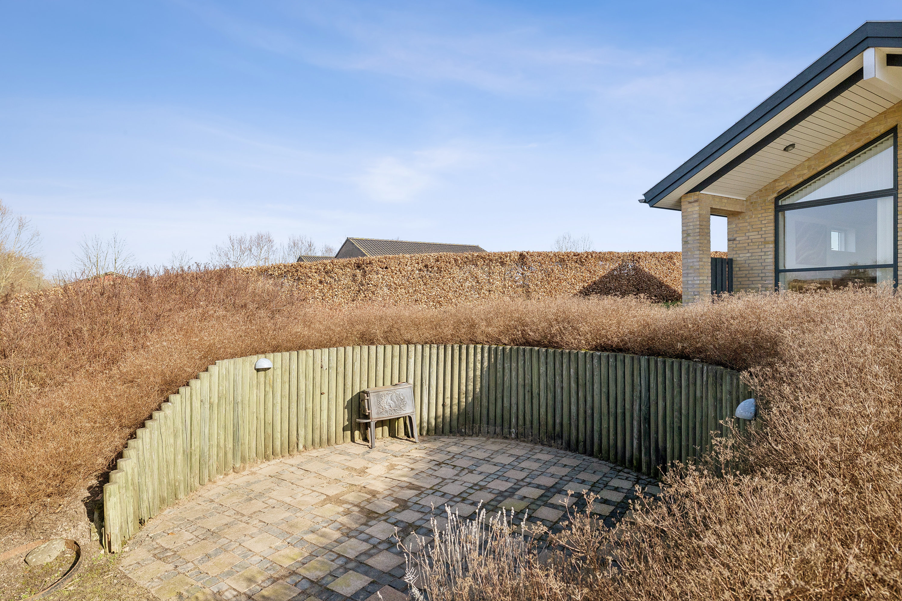 Fremhævet terrasse billede i fuldskærmstilstand. Billede af Præstehaven 11, Hylke, 8660 Skanderborg