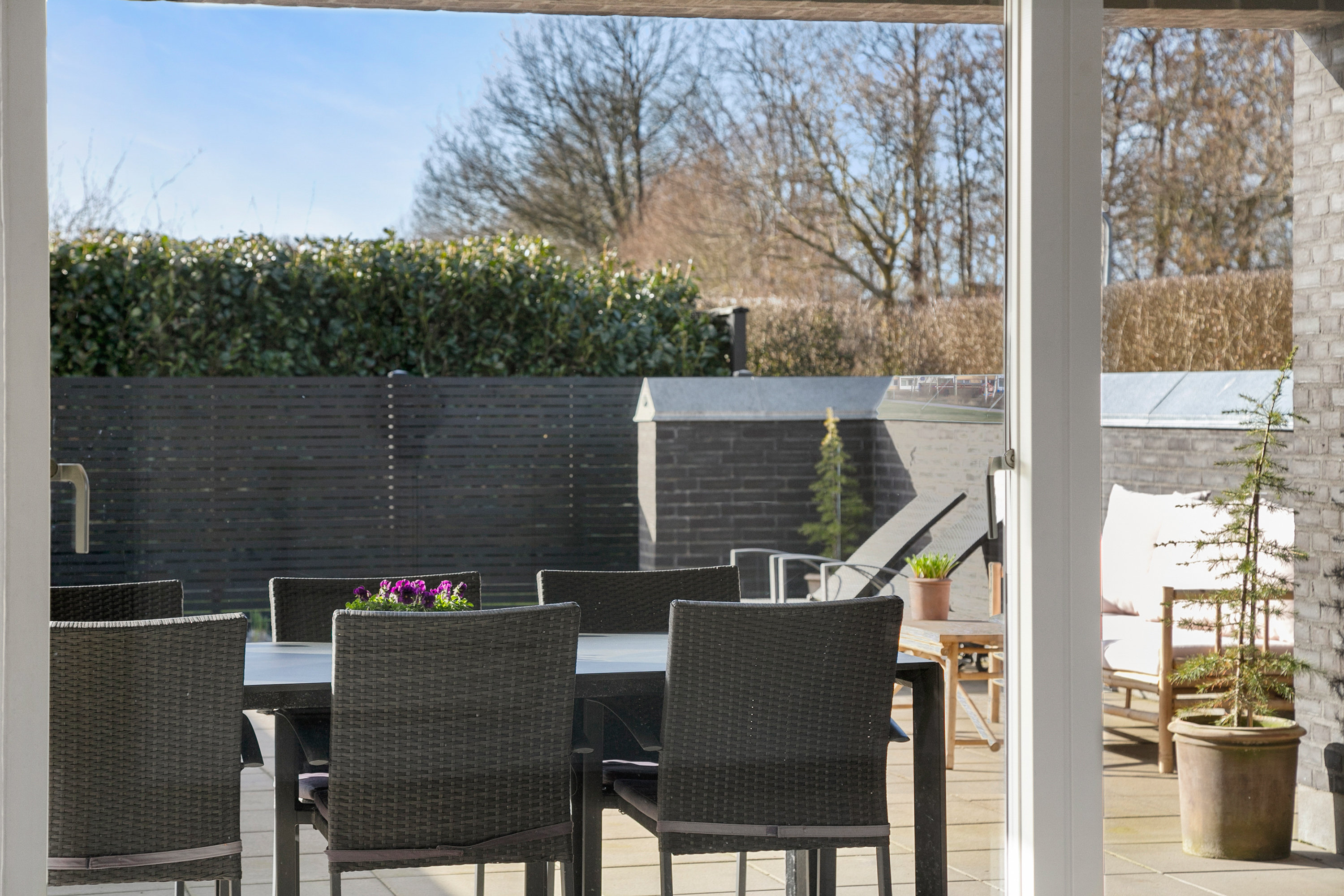 Fremhævet overdækket terrasse billede i fuldskærmstilstand. Billede af Torngårdshaven 7, 9440 Aabybro