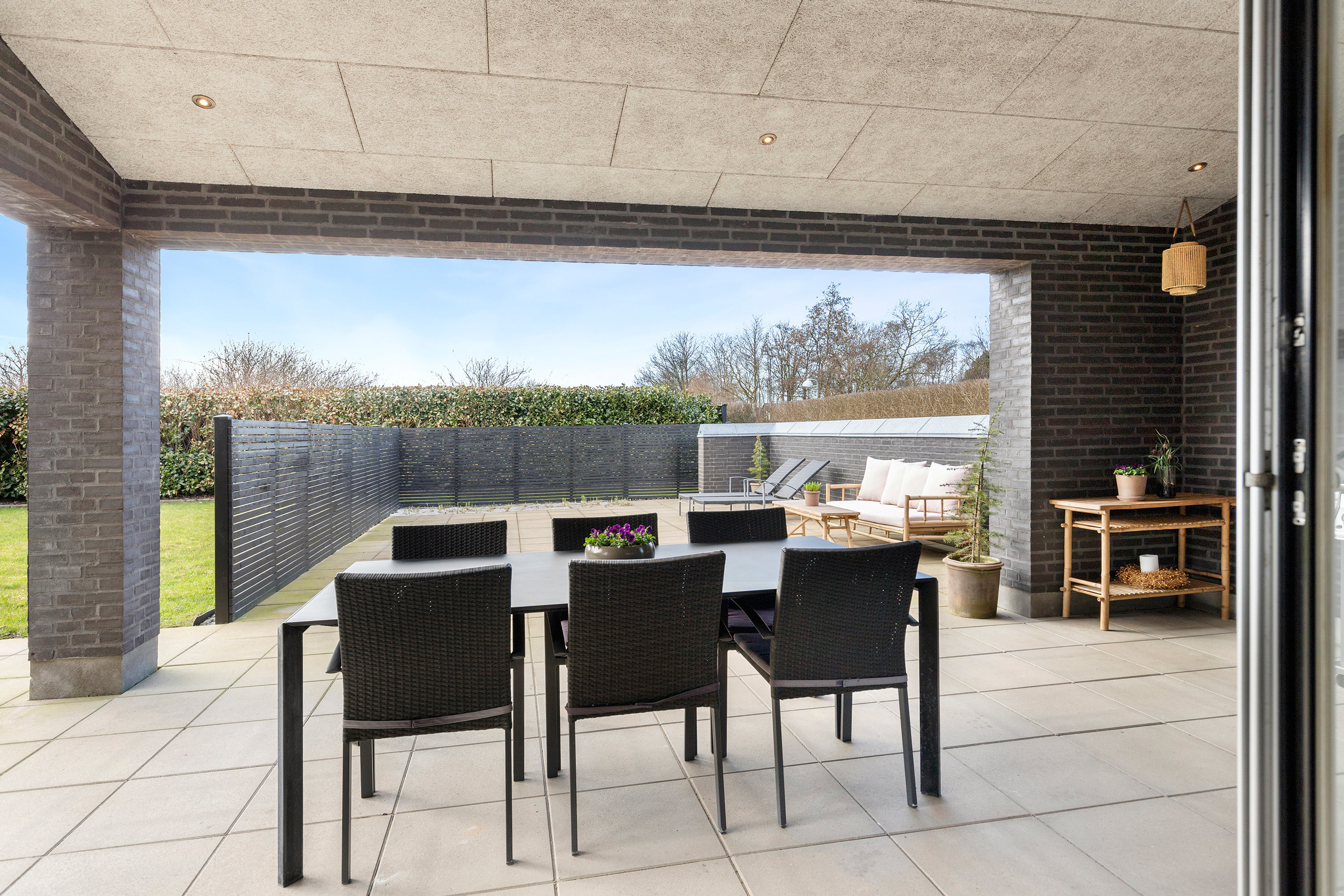 Fremhævet overdækket terrasse billede i fuldskærmstilstand. Billede af Torngårdshaven 7, 9440 Aabybro