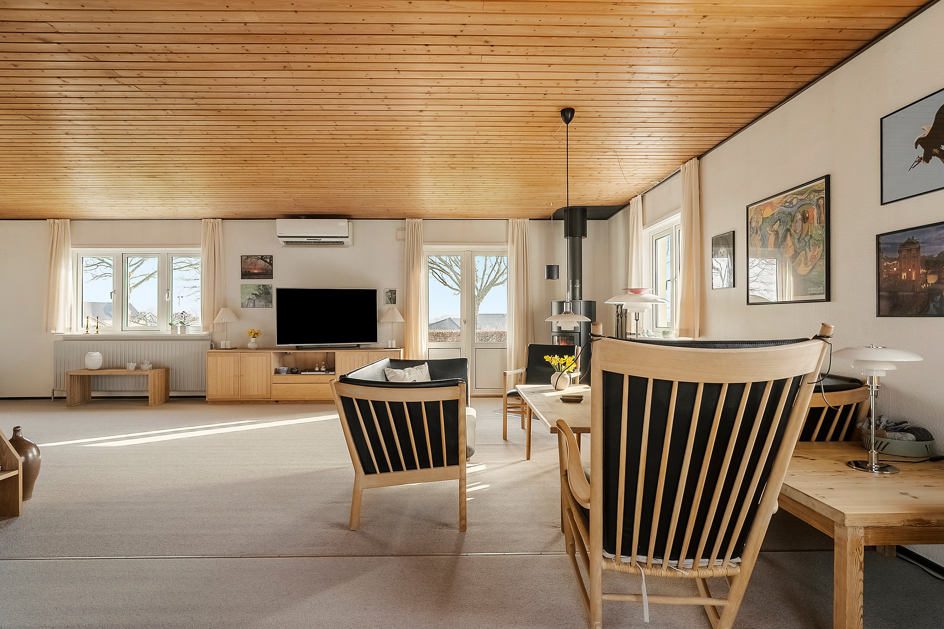 Fremhævet stue billede i fuldskærmstilstand. Billede af Brøndager 13, 15., 8751 Gedved