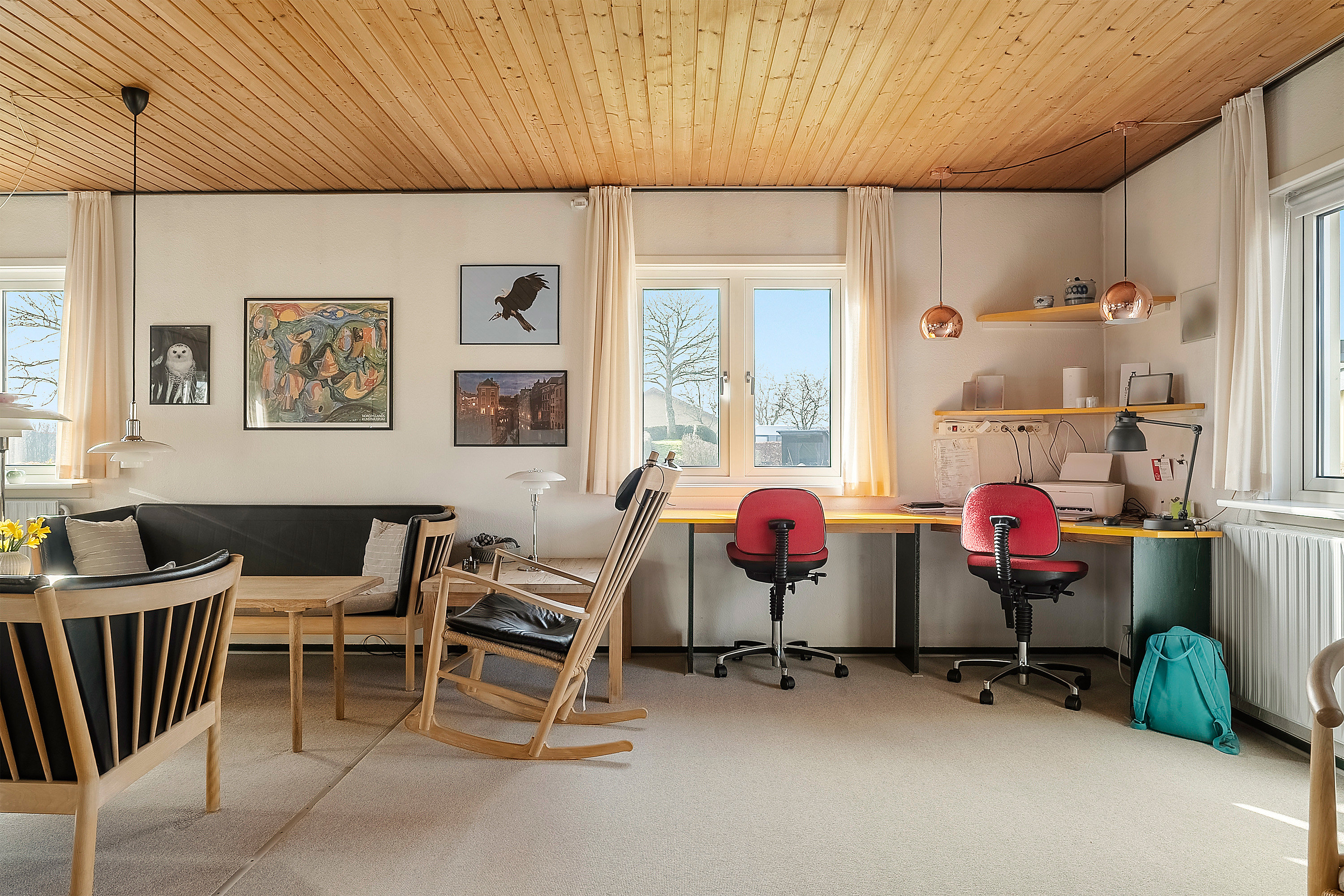 Fremhævet stue billede i fuldskærmstilstand. Billede af Brøndager 13, 15., 8751 Gedved