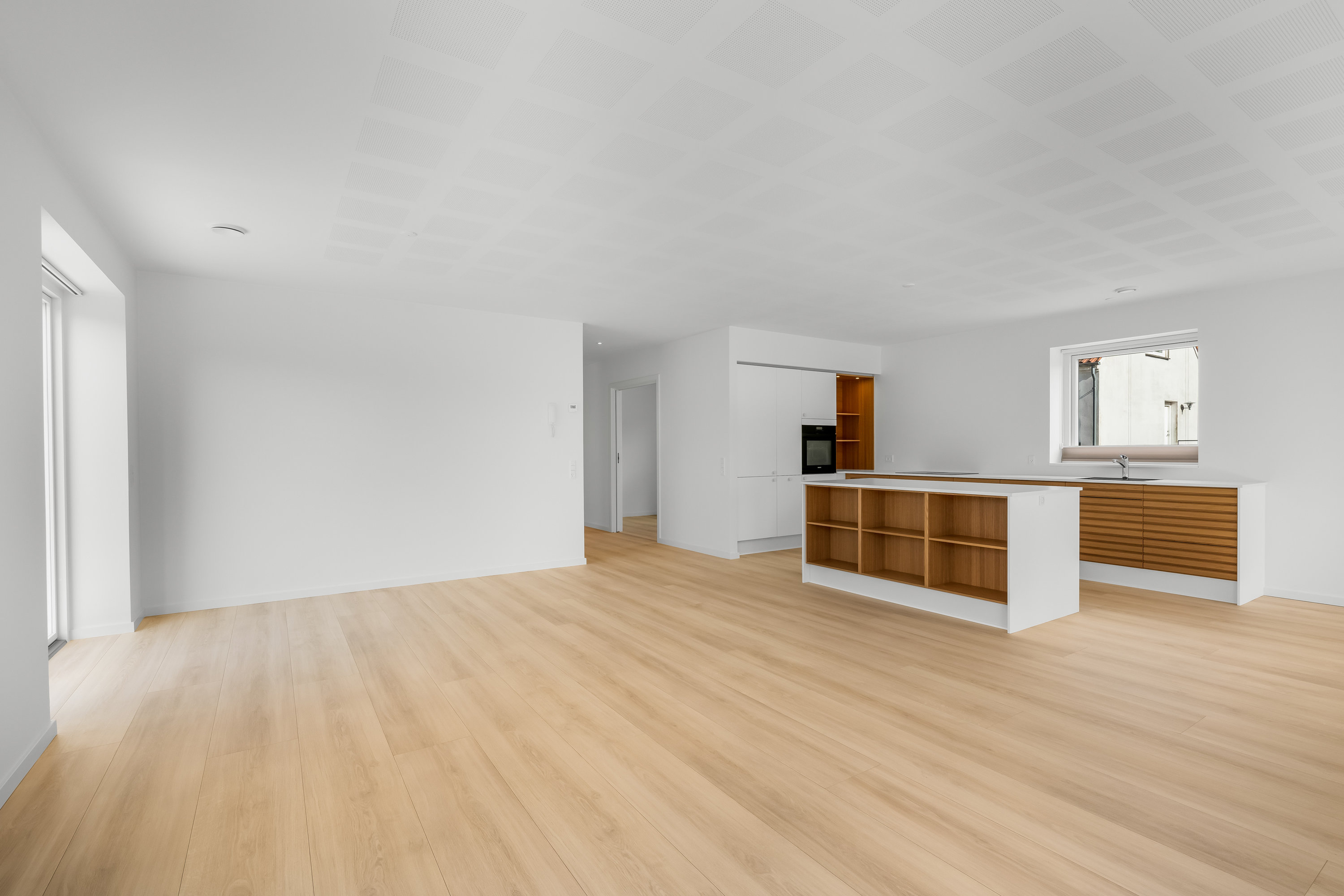 Fremhævet køkken/alrum  billede i fuldskærmstilstand. Billede af Engsiggade 12, st.., 6900 Skjern