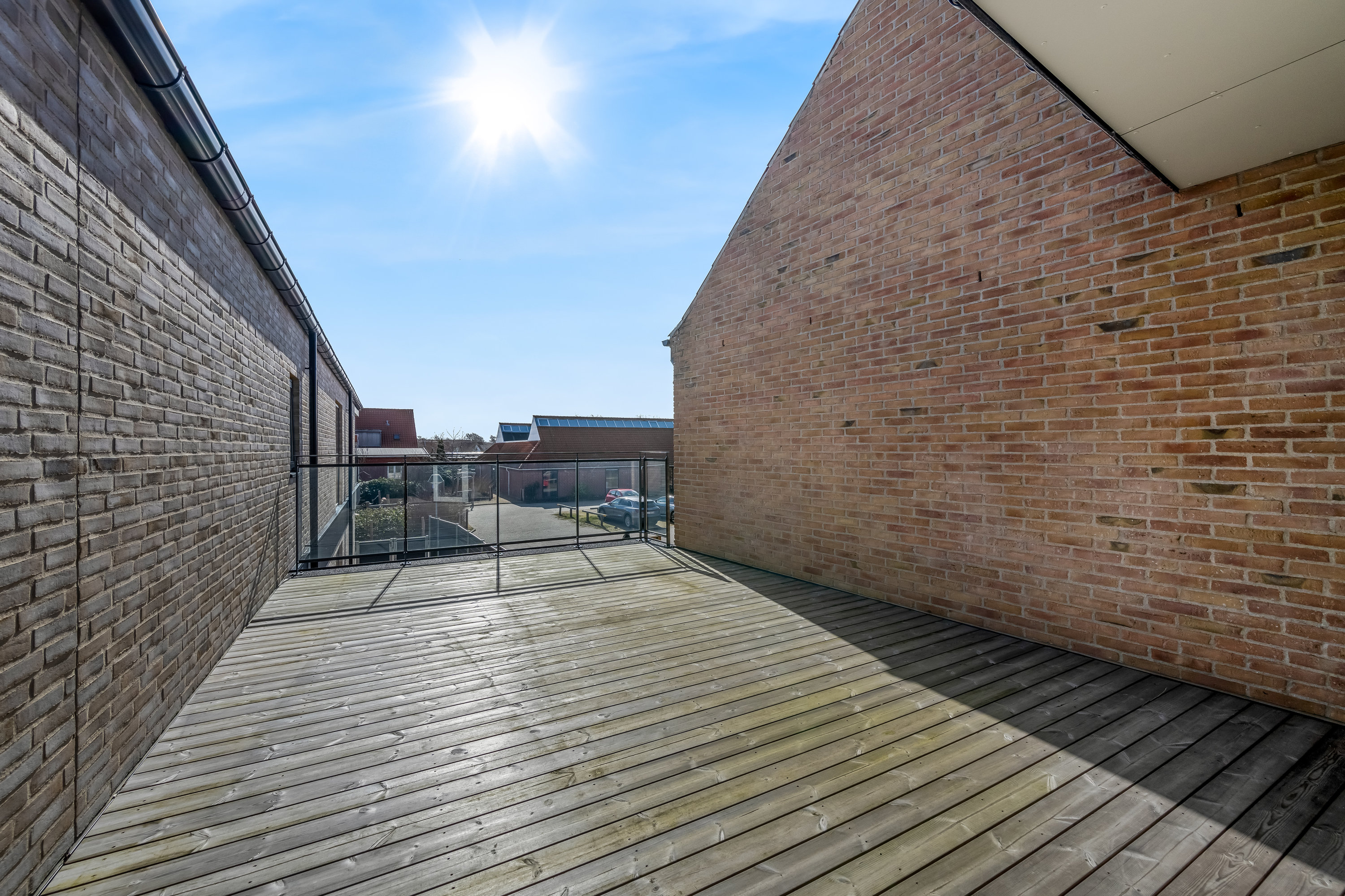 Fremhævet altan  billede i fuldskærmstilstand. Billede af Engsiggade 12, 1. tv., 6900 Skjern