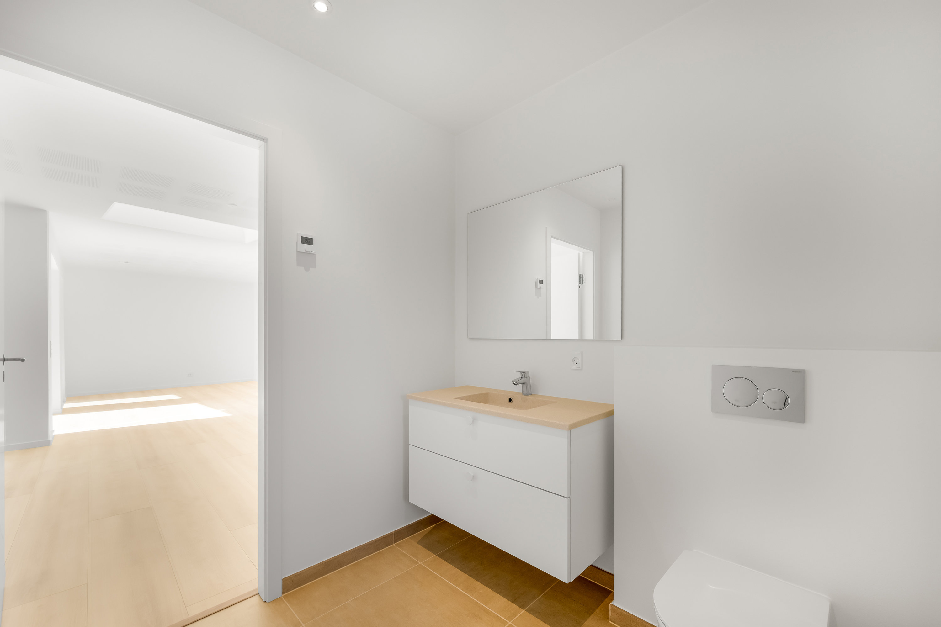 Fremhævet badeværelse billede i fuldskærmstilstand. Billede af Engsiggade 12, 1. tv., 6900 Skjern