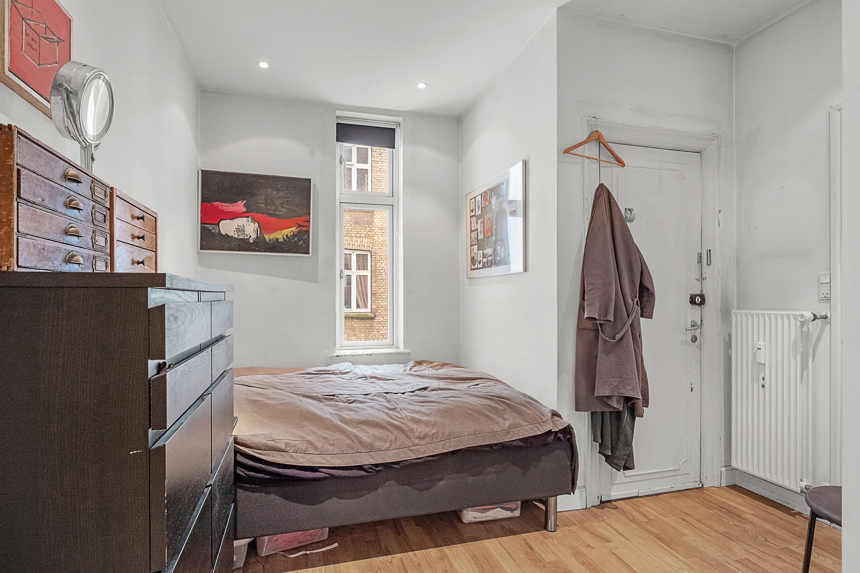 Fremhævet soveværelse billede i fuldskærmstilstand. Billede af Kystvejen 55, 1. th., 8000 Aarhus C