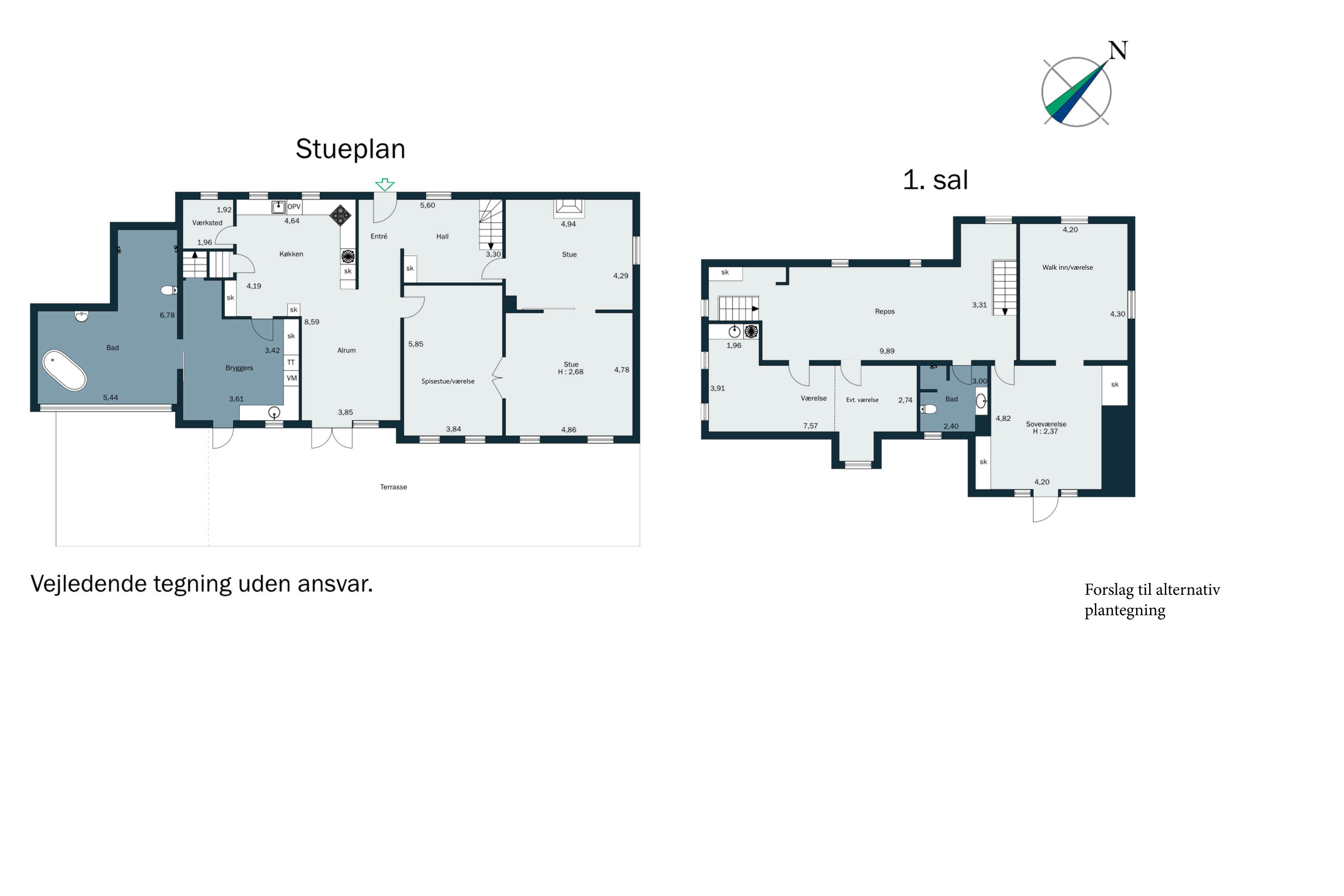 Plantegninger billede af Søndergade 23, 8783 Hornsyld