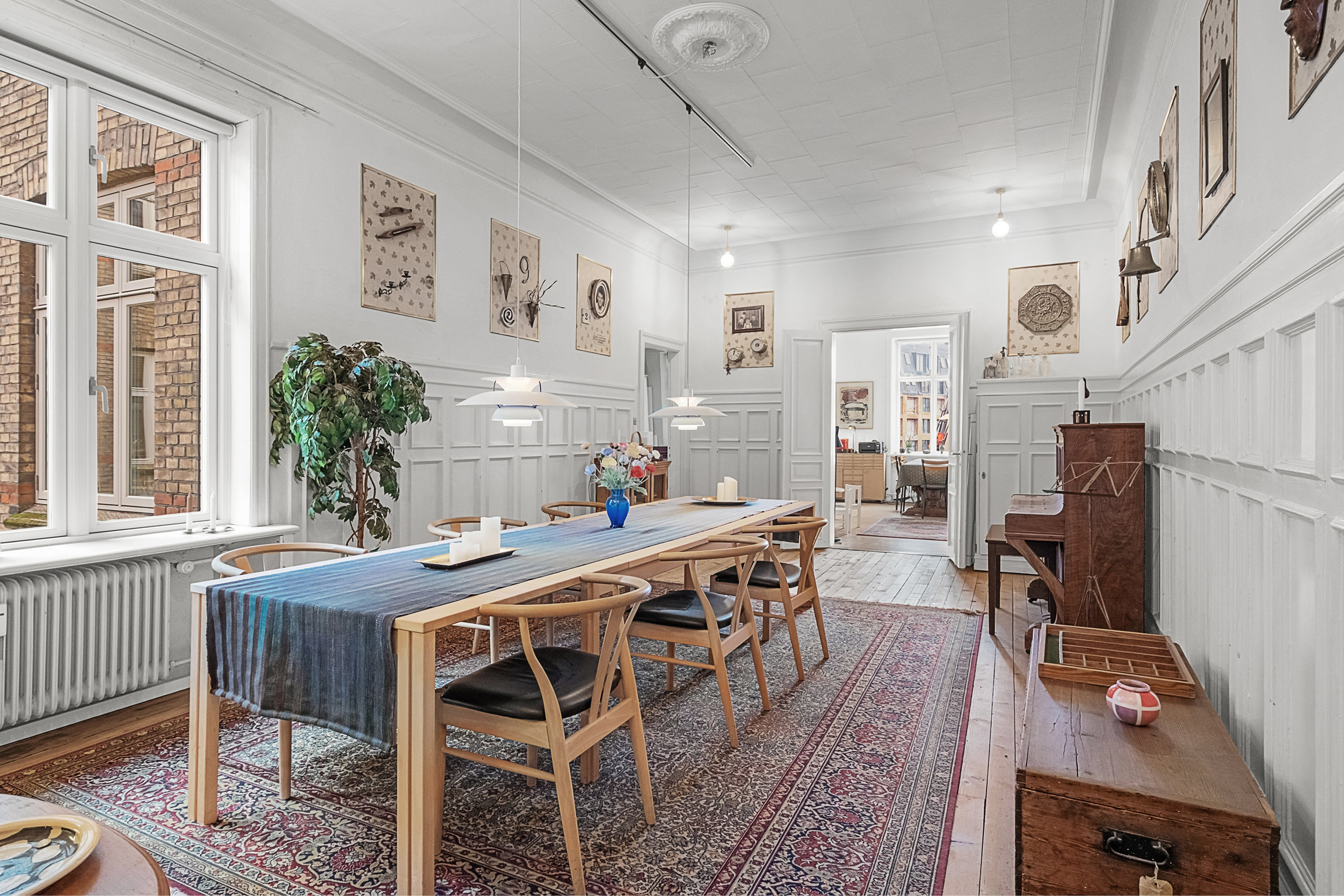 Fremhævet stue billede i fuldskærmstilstand. Billede af Kystvejen 55, 1. th., 8000 Aarhus C