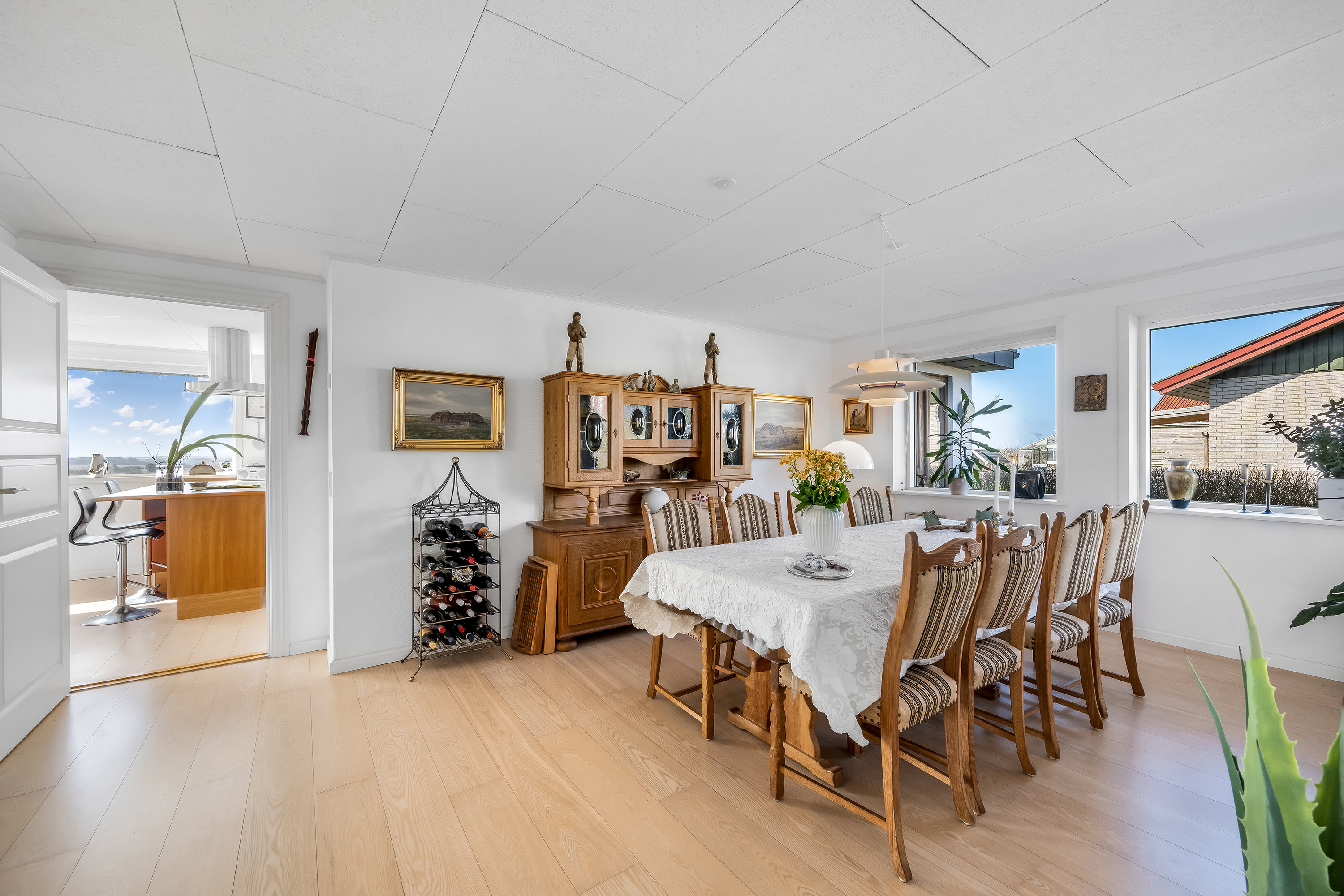 Fremhævet stue billede i fuldskærmstilstand. Billede af Skrænten 12, Dejbjerg, 6900 Skjern