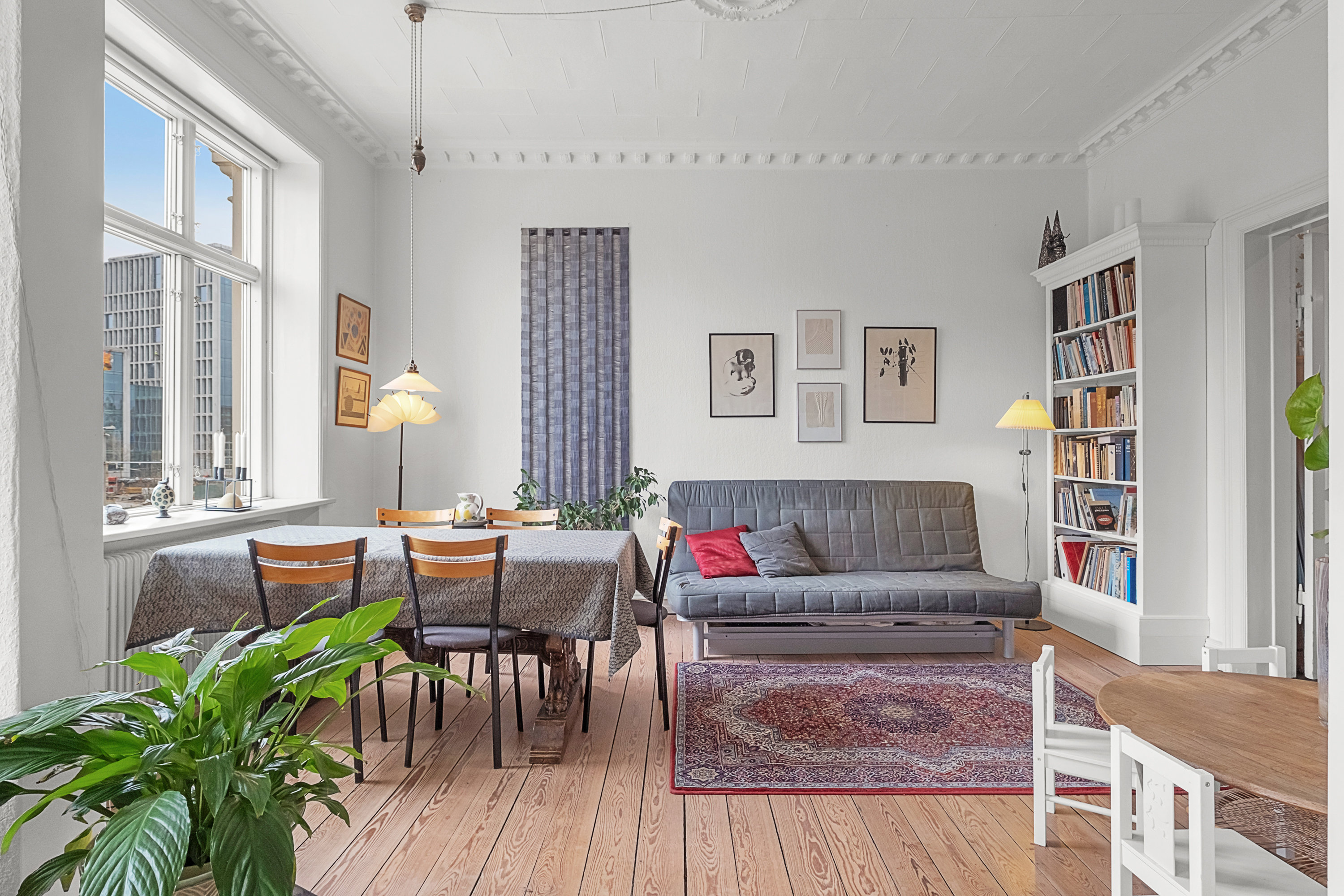 Fremhævet stue billede i fuldskærmstilstand. Billede af Kystvejen 55, 1. th., 8000 Aarhus C