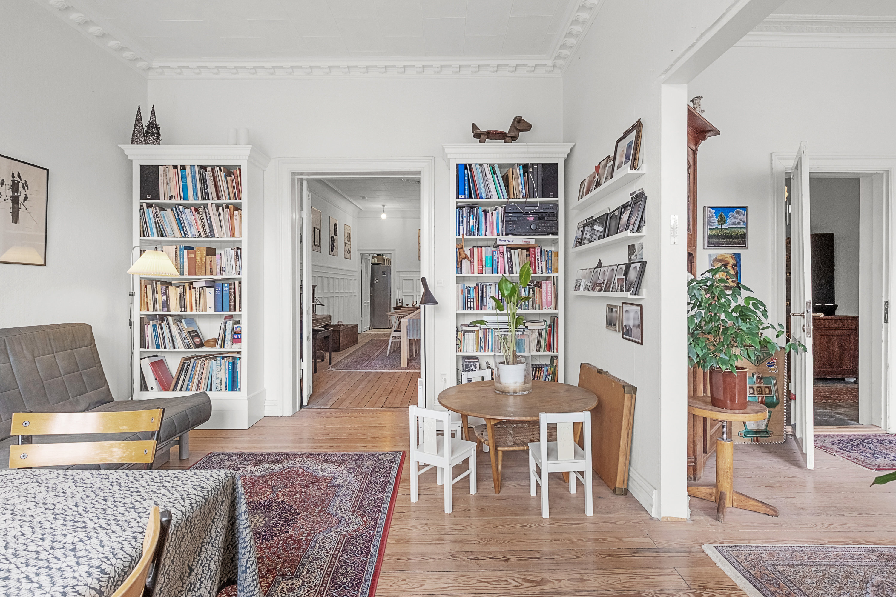 Fremhævet stue billede i fuldskærmstilstand. Billede af Kystvejen 55, 1. th., 8000 Aarhus C