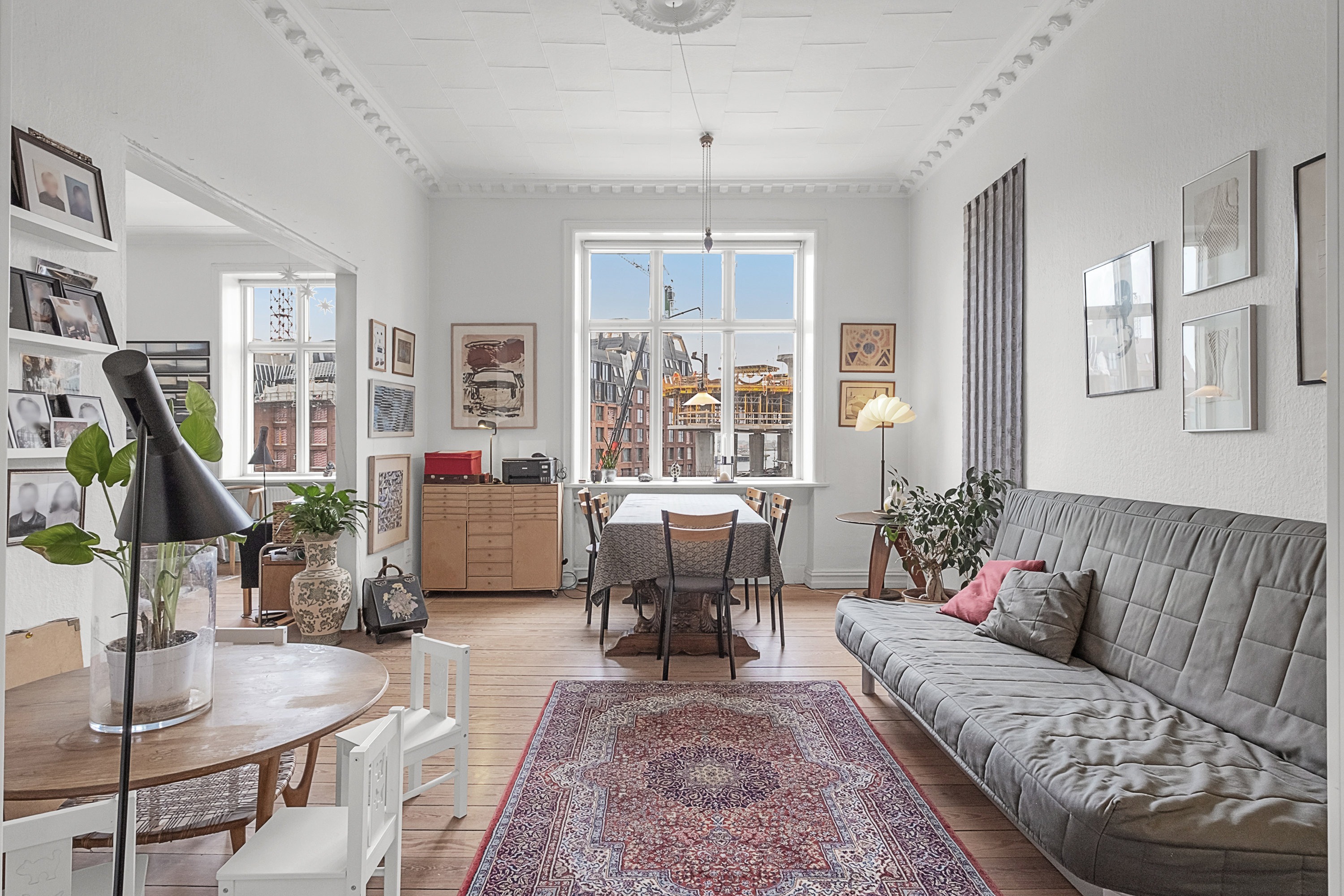 Fremhævet stue billede i fuldskærmstilstand. Billede af Kystvejen 55, 1. th., 8000 Aarhus C