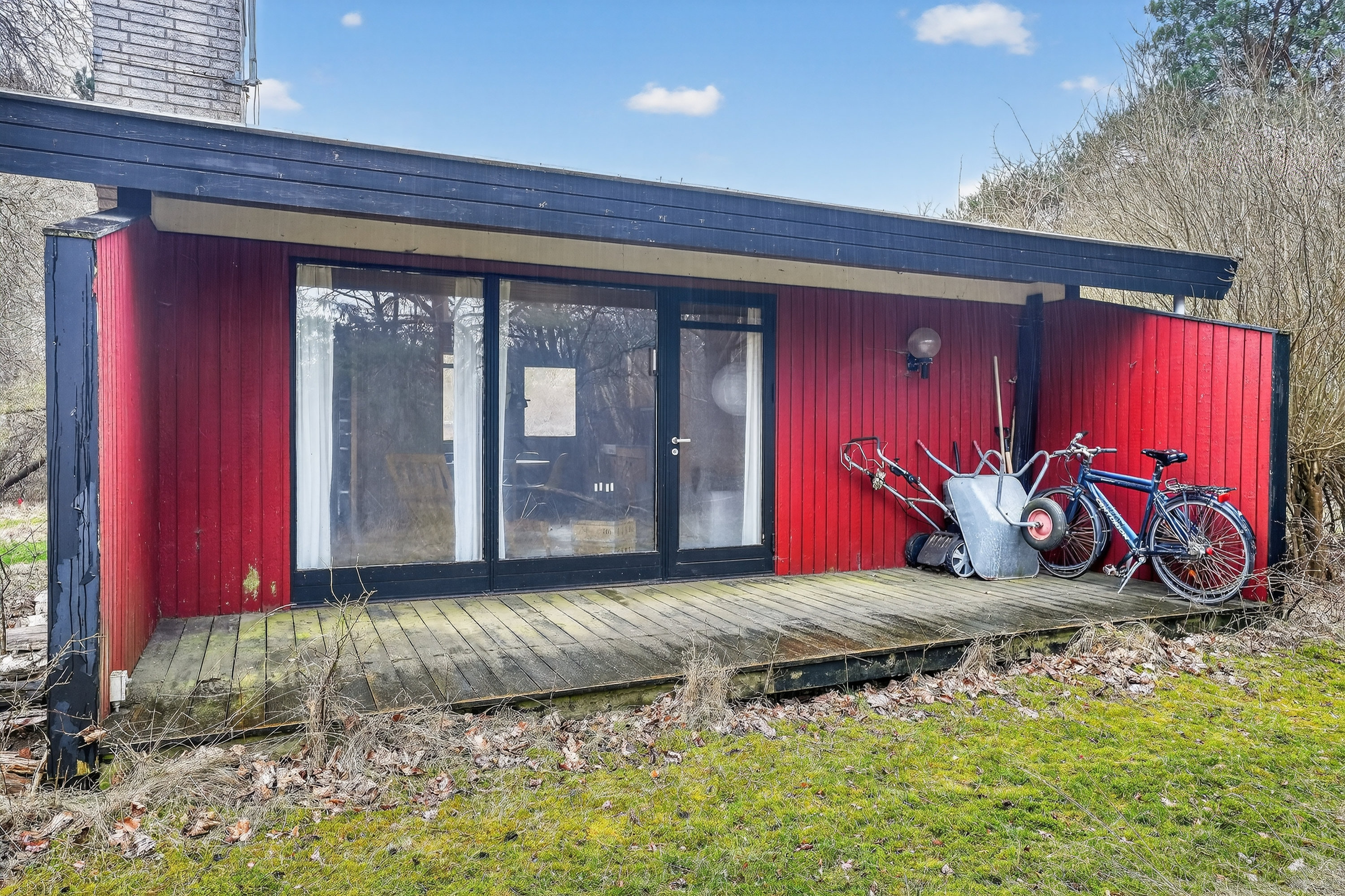 Fremhævet terrasse billede i fuldskærmstilstand. Billede af Birkekrogen 14, Klint, 4500 Nykøbing Sj