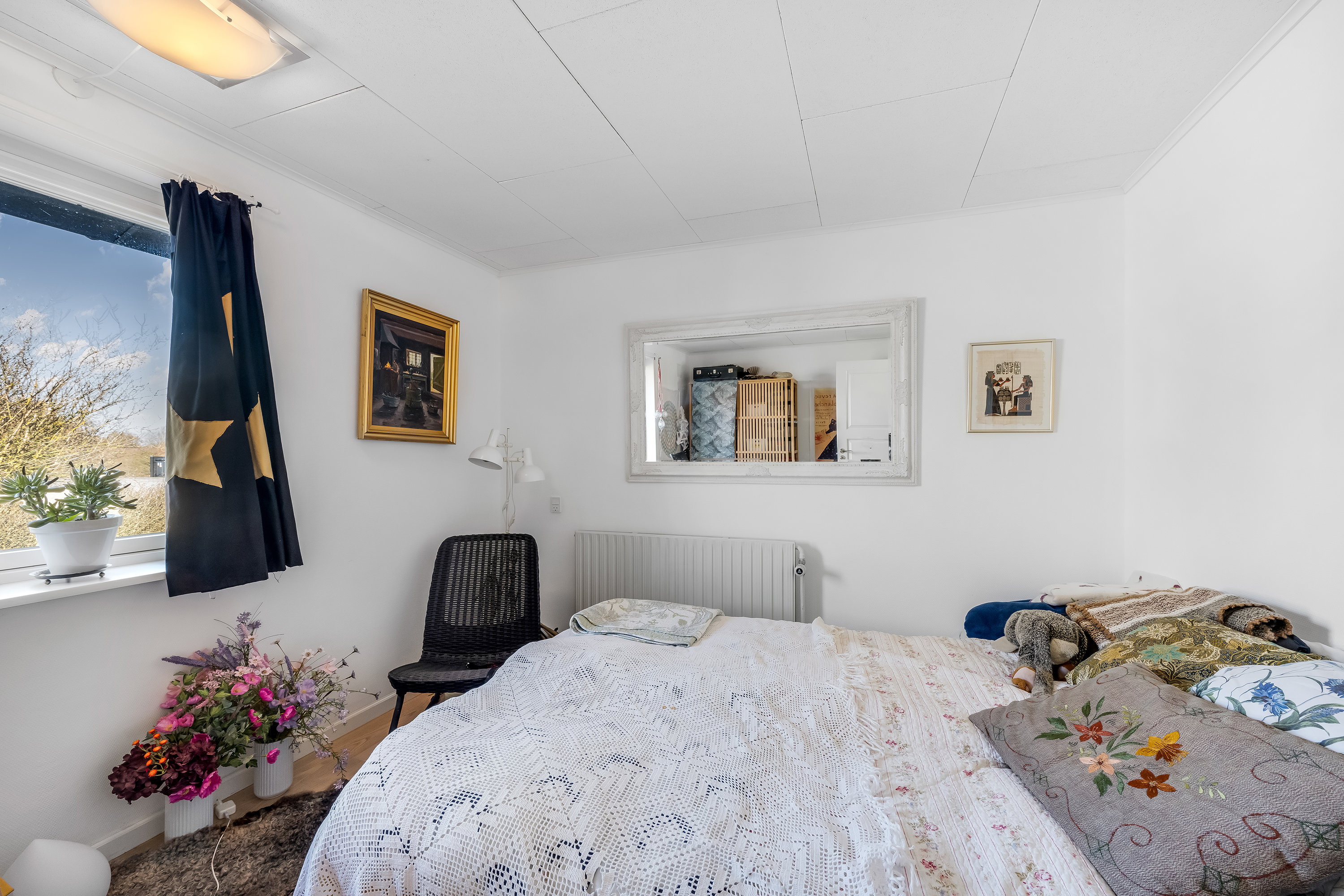 Fremhævet soveværelse billede i fuldskærmstilstand. Billede af Skrænten 12, Dejbjerg, 6900 Skjern