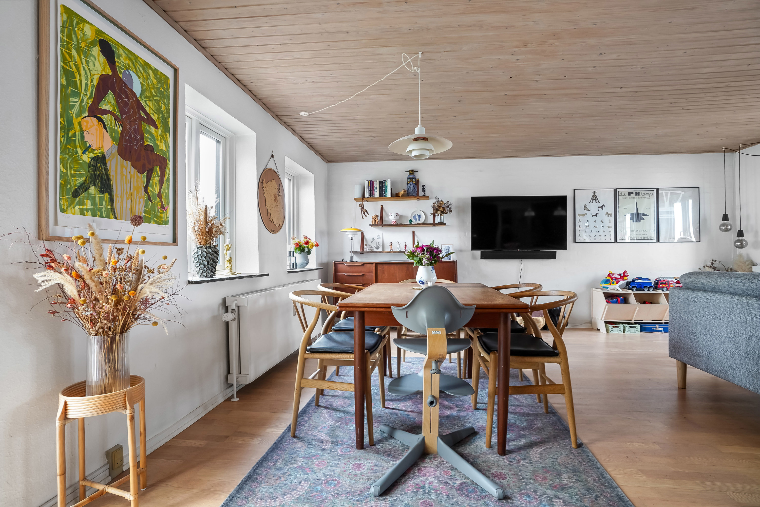 Fremhævet stue billede i fuldskærmstilstand. Billede af Vesterbro 59B, 5000 Odense C