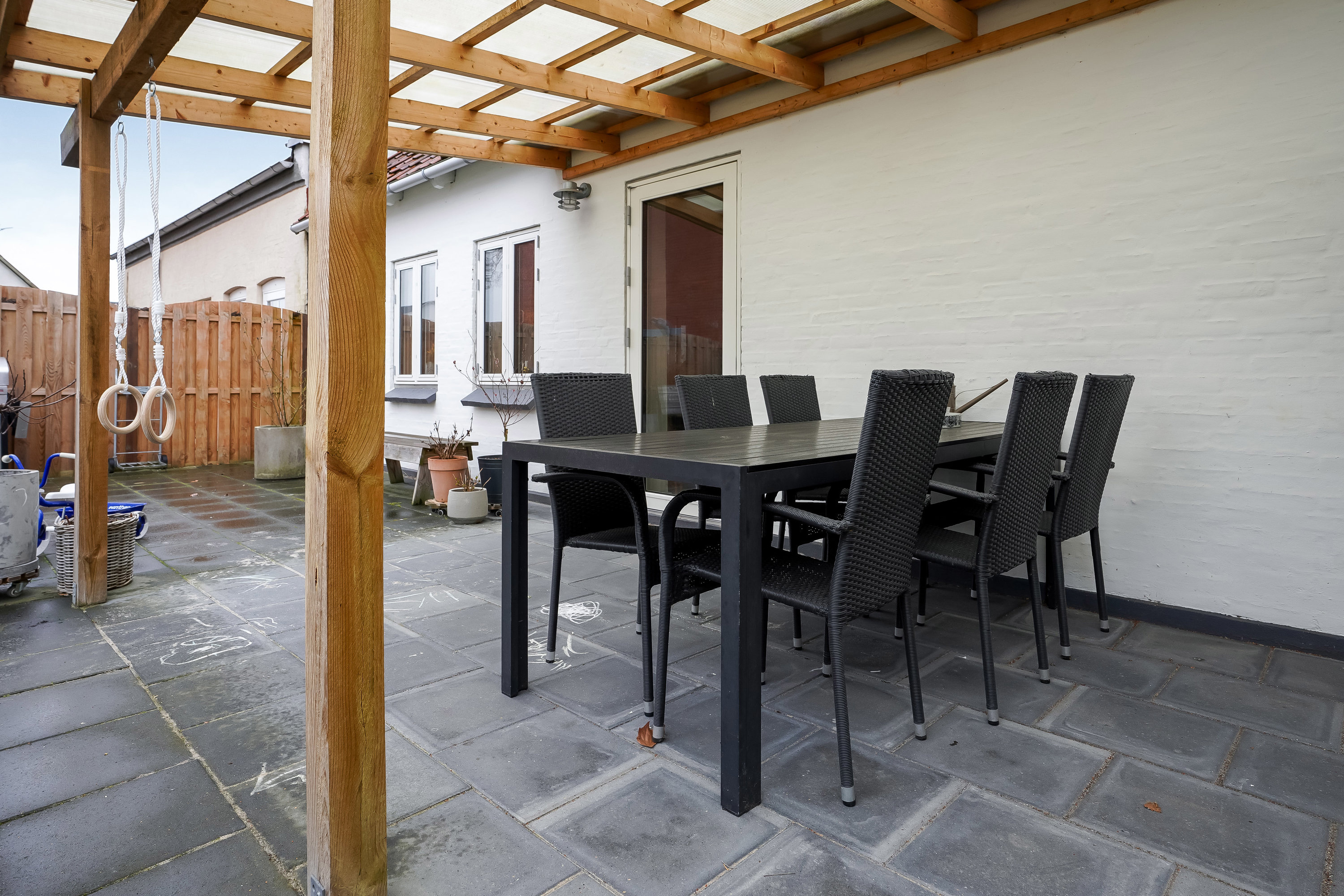 Fremhævet terrasse billede i fuldskærmstilstand. Billede af Vesterbro 59B, 5000 Odense C