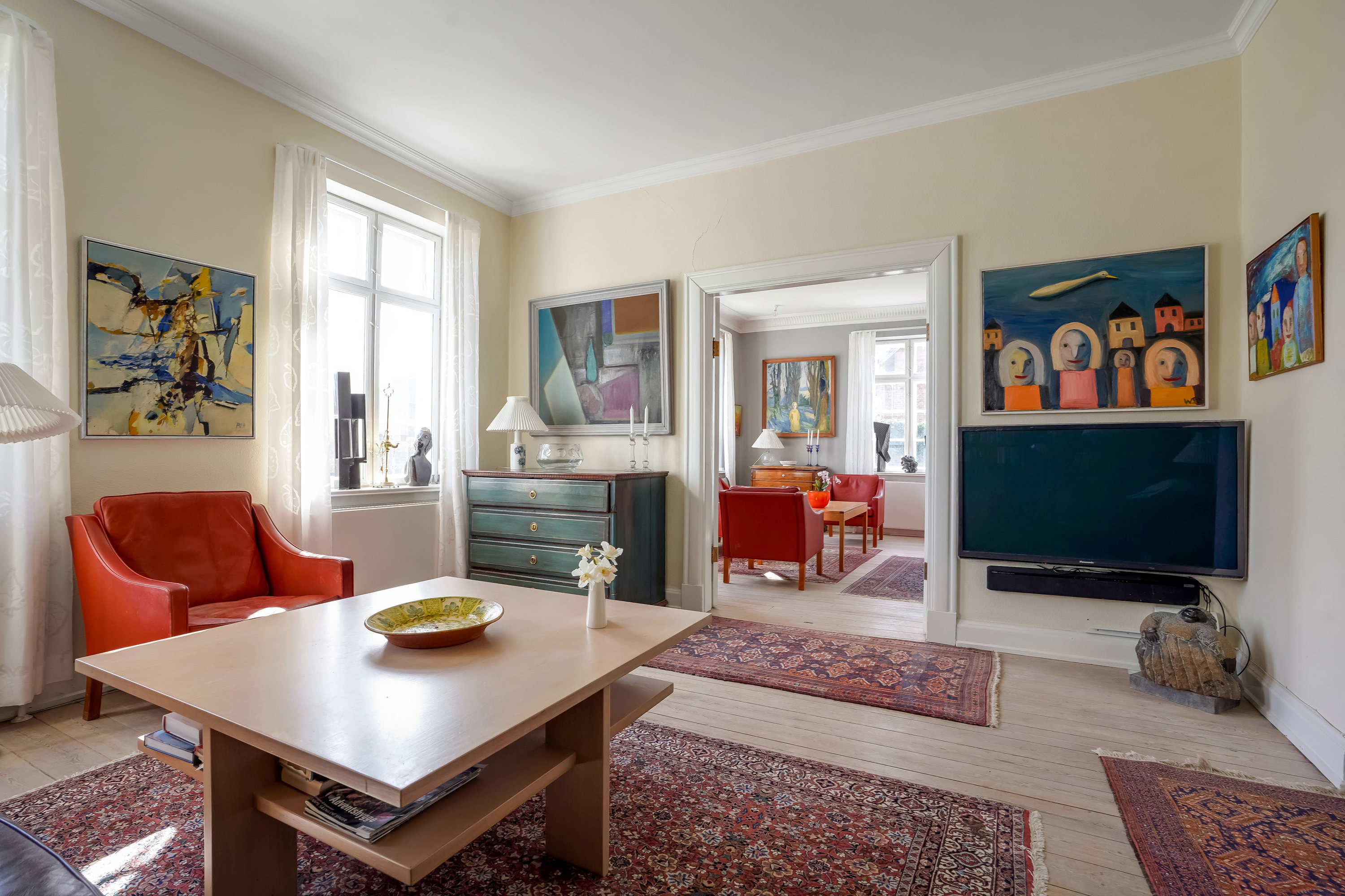 Fremhævet stue billede i fuldskærmstilstand. Billede af Langelinie 41, 5230 Odense M