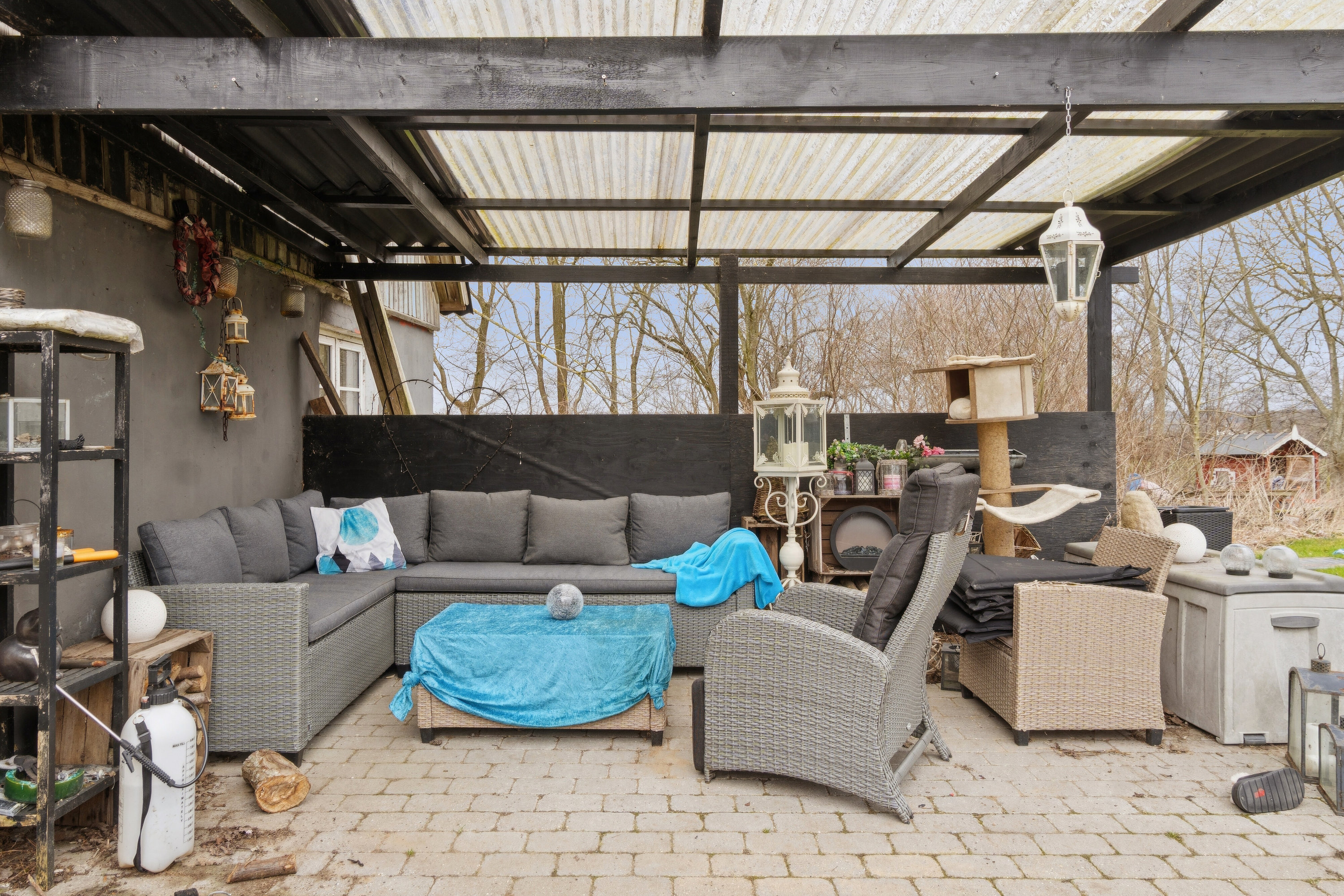 Fremhævet set fra haven billede i fuldskærmstilstand. Billede af Kollekollevej 23, Sv Hestehave, 4560 Vig