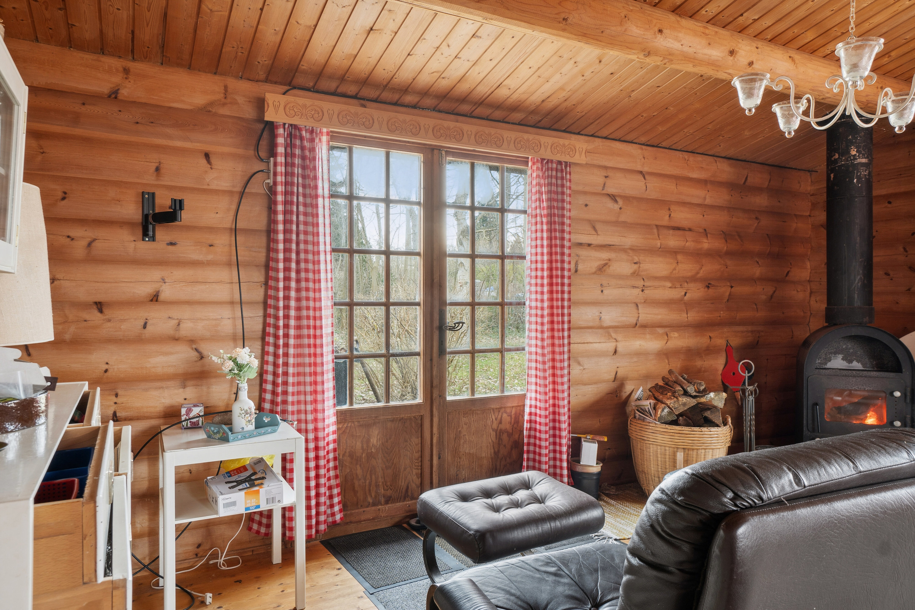 Fremhævet stue billede i fuldskærmstilstand. Billede af Agersøvej 12, Bisserup, 4243 Rude