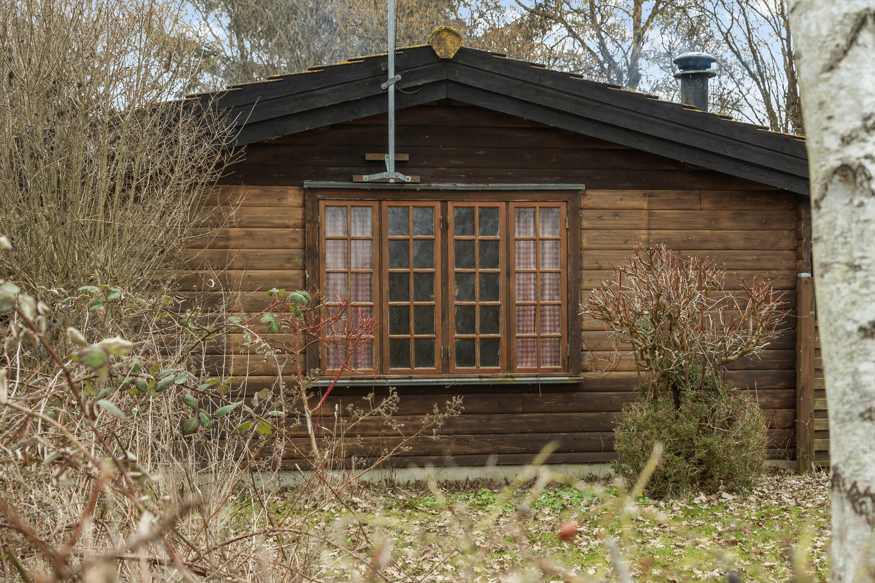 Fremhævet set fra haven billede i fuldskærmstilstand. Billede af Agersøvej 12, Bisserup, 4243 Rude
