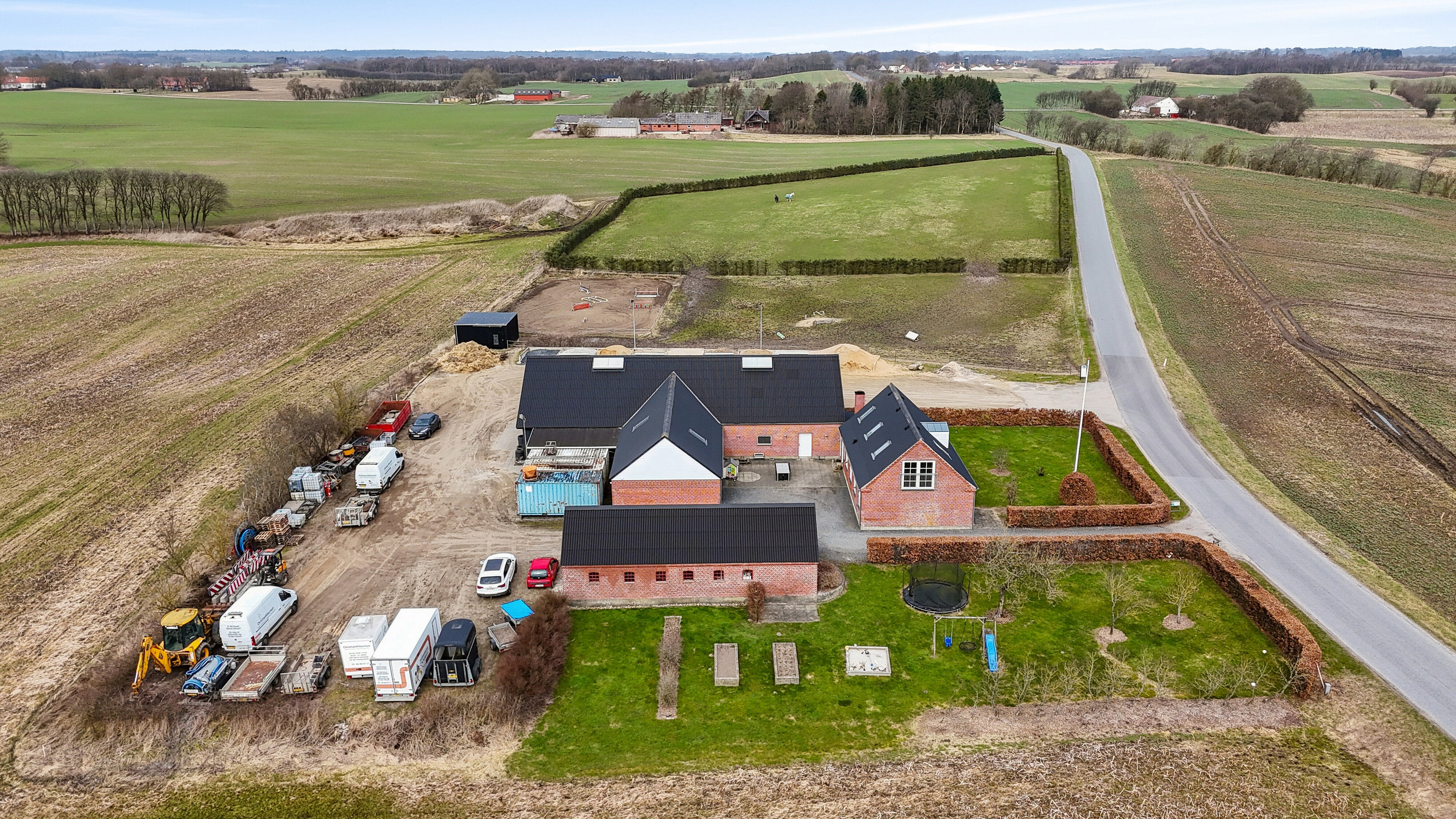 Fremhævet luftfoto billede i fuldskærmstilstand. Billede af Grågårdevej 4, Gråskov, 8620 Kjellerup