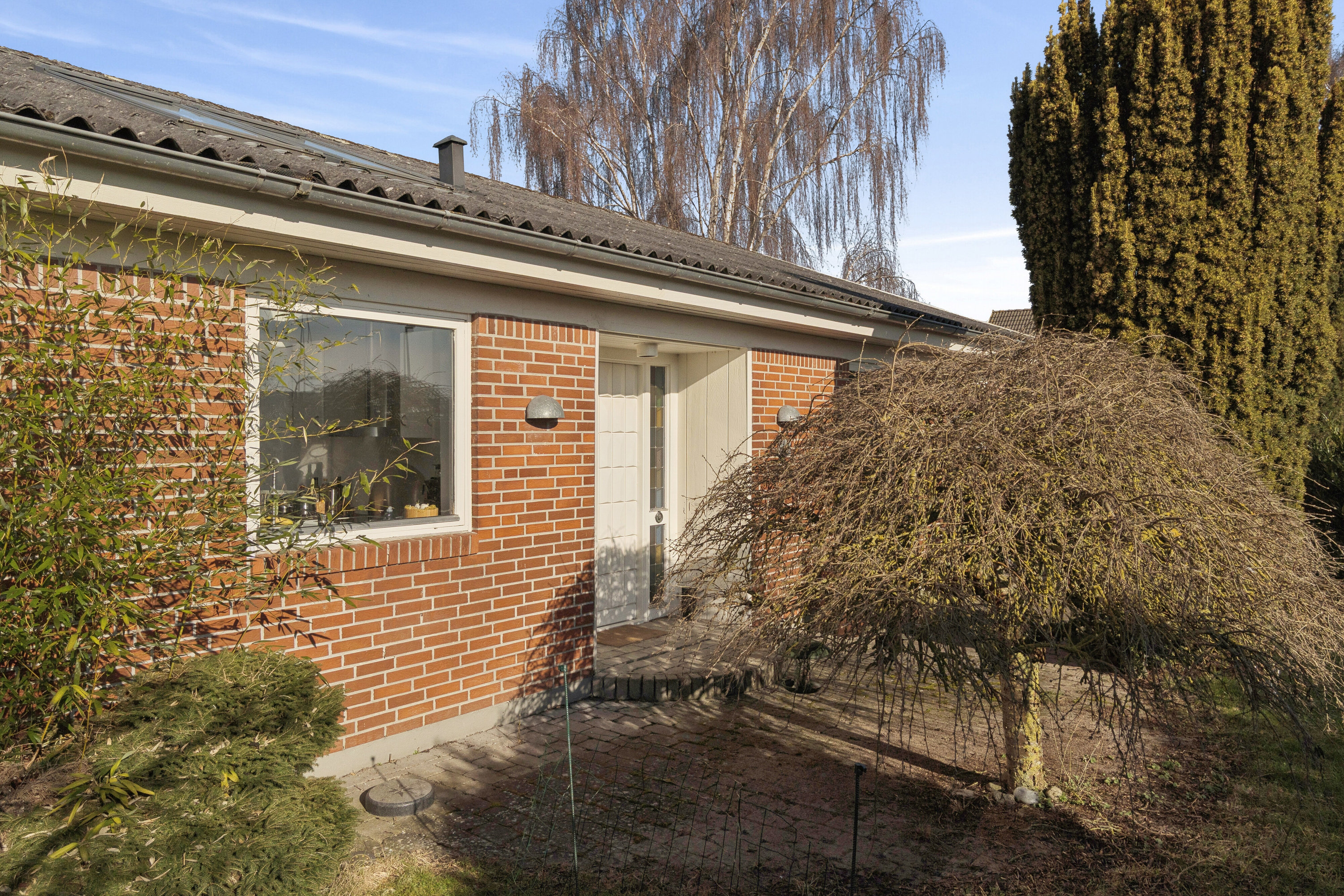 Fremhævet set fra haven billede i fuldskærmstilstand. Billede af Mikkelhøj 33, Karrebæk, 4736 Karrebæksminde