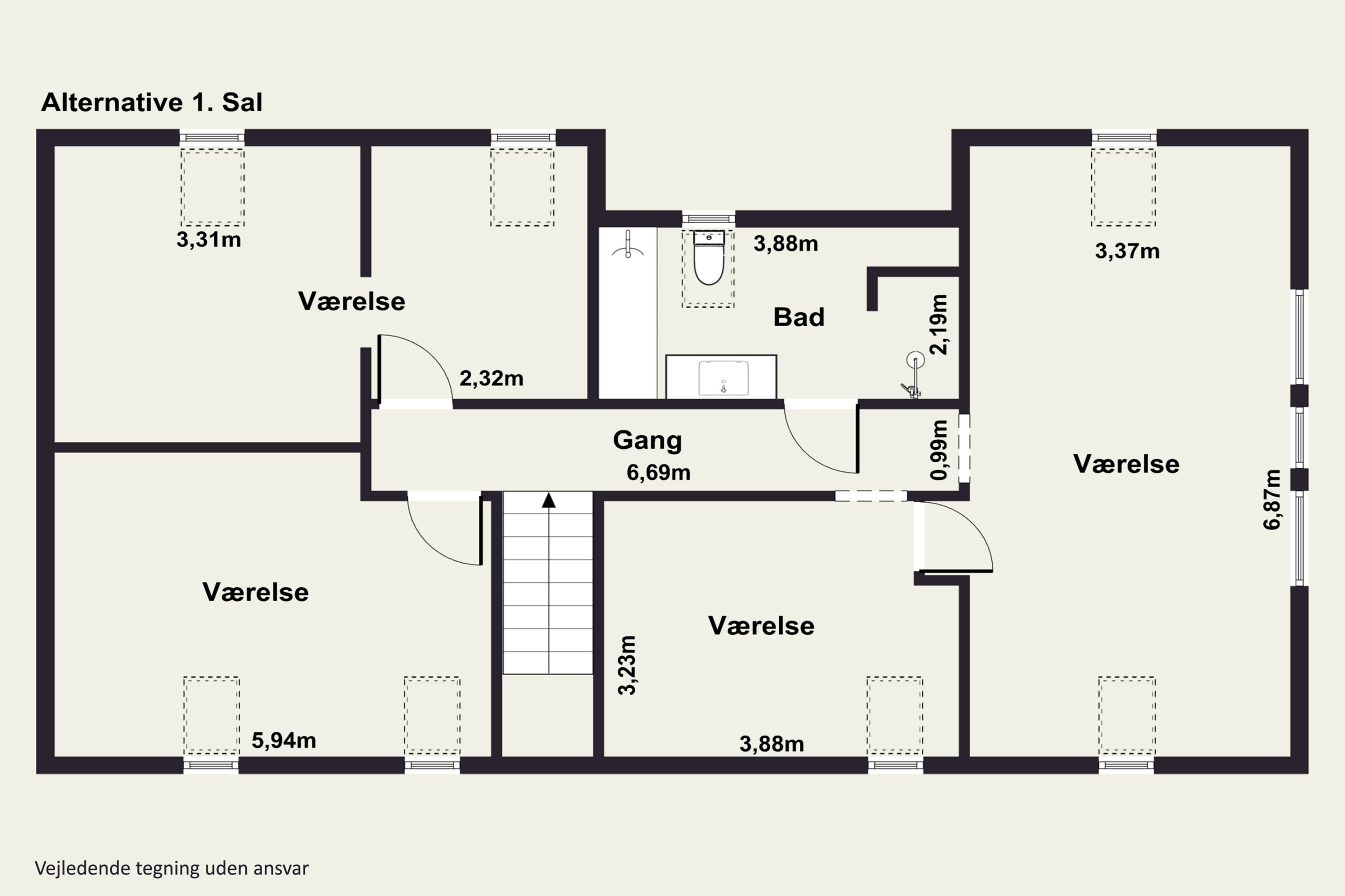 Plantegninger billede af Horsebjergvej 18, 4700 Næstved