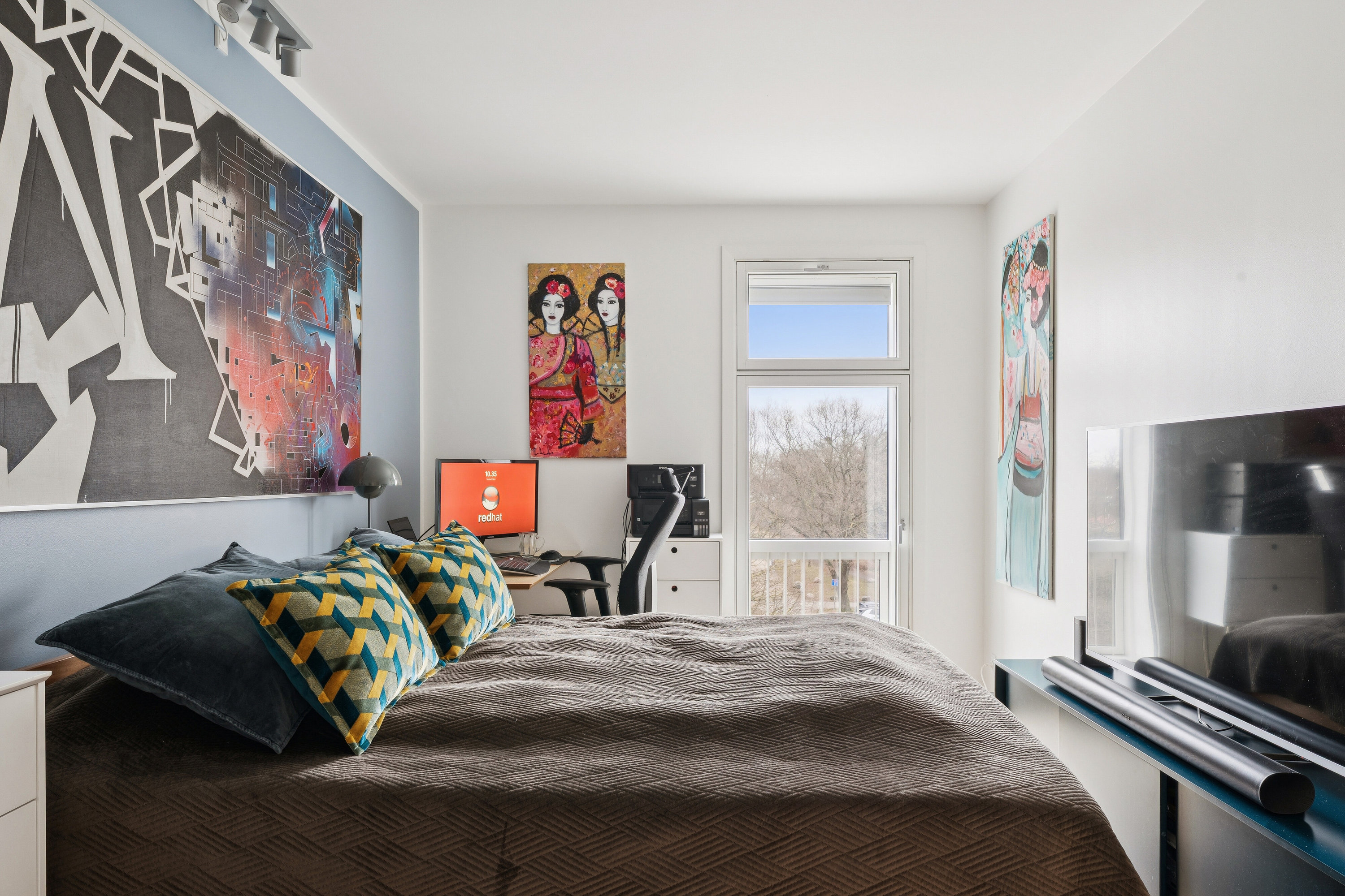 Fremhævet soveværelse billede i fuldskærmstilstand. Billede af Amager Strandvej 58F, 3. 2., 2300 København S