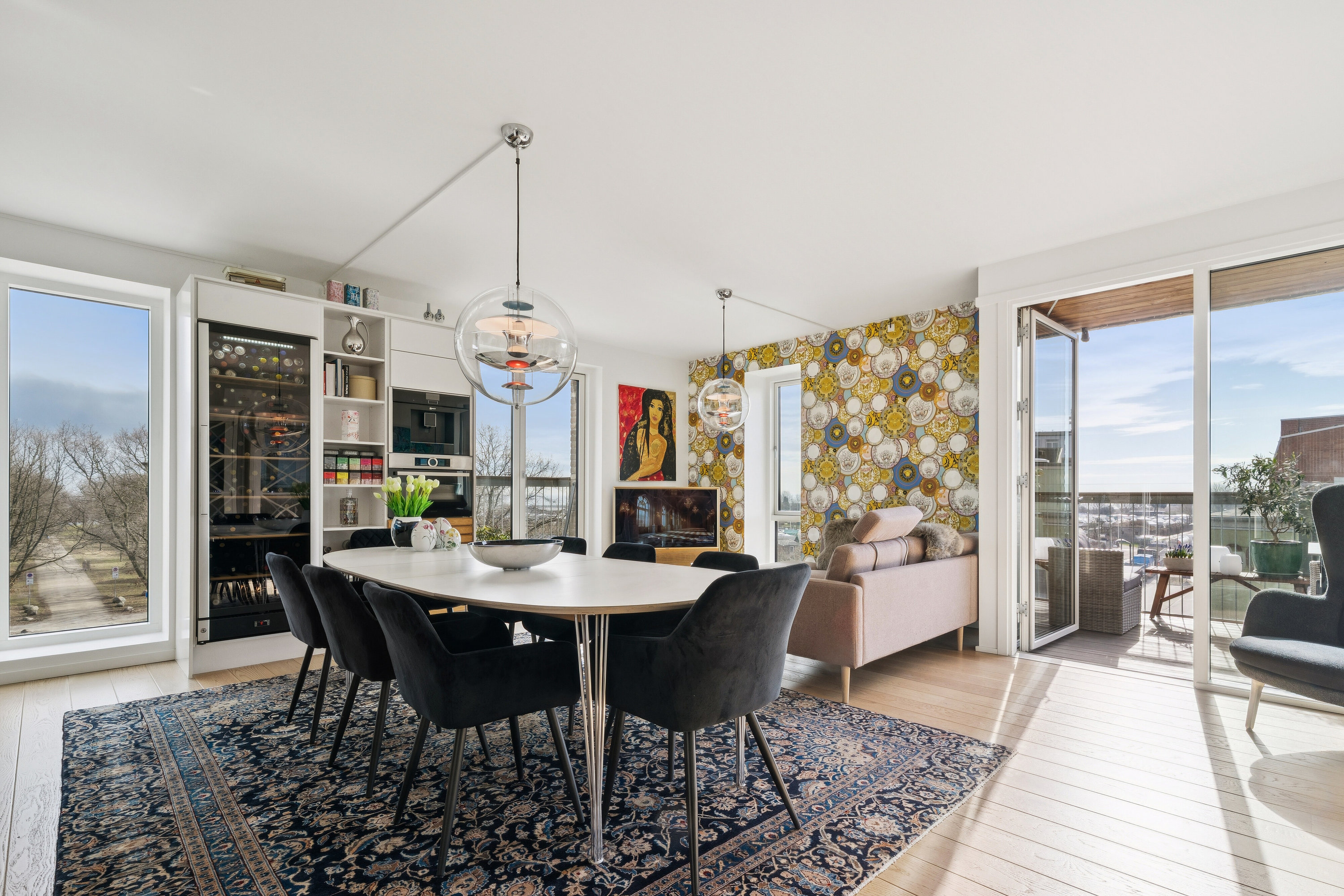 Fremhævet spisestue billede i fuldskærmstilstand. Billede af Amager Strandvej 58F, 3. 2., 2300 København S