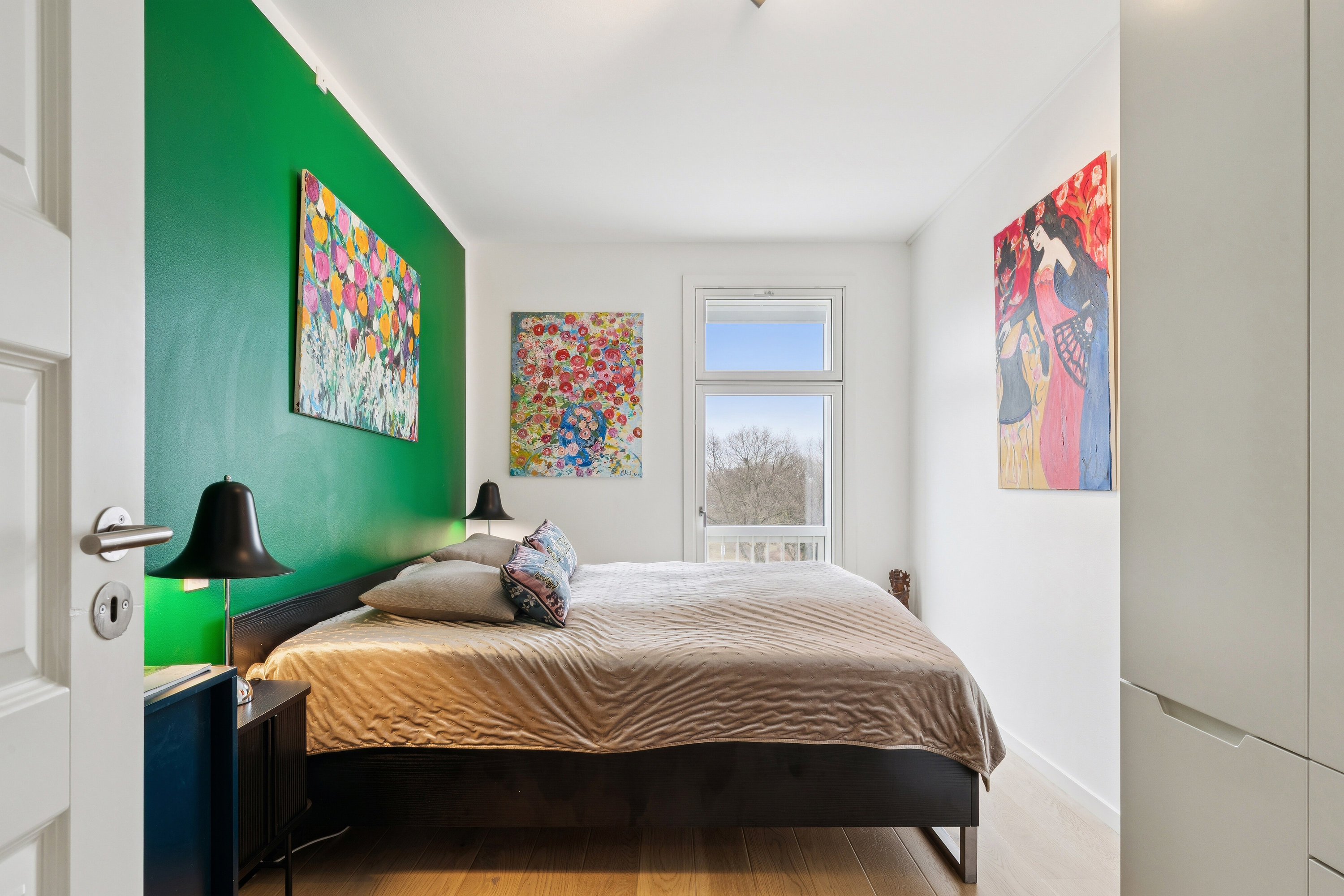 Fremhævet soveværelse billede i fuldskærmstilstand. Billede af Amager Strandvej 58F, 3. 2., 2300 København S