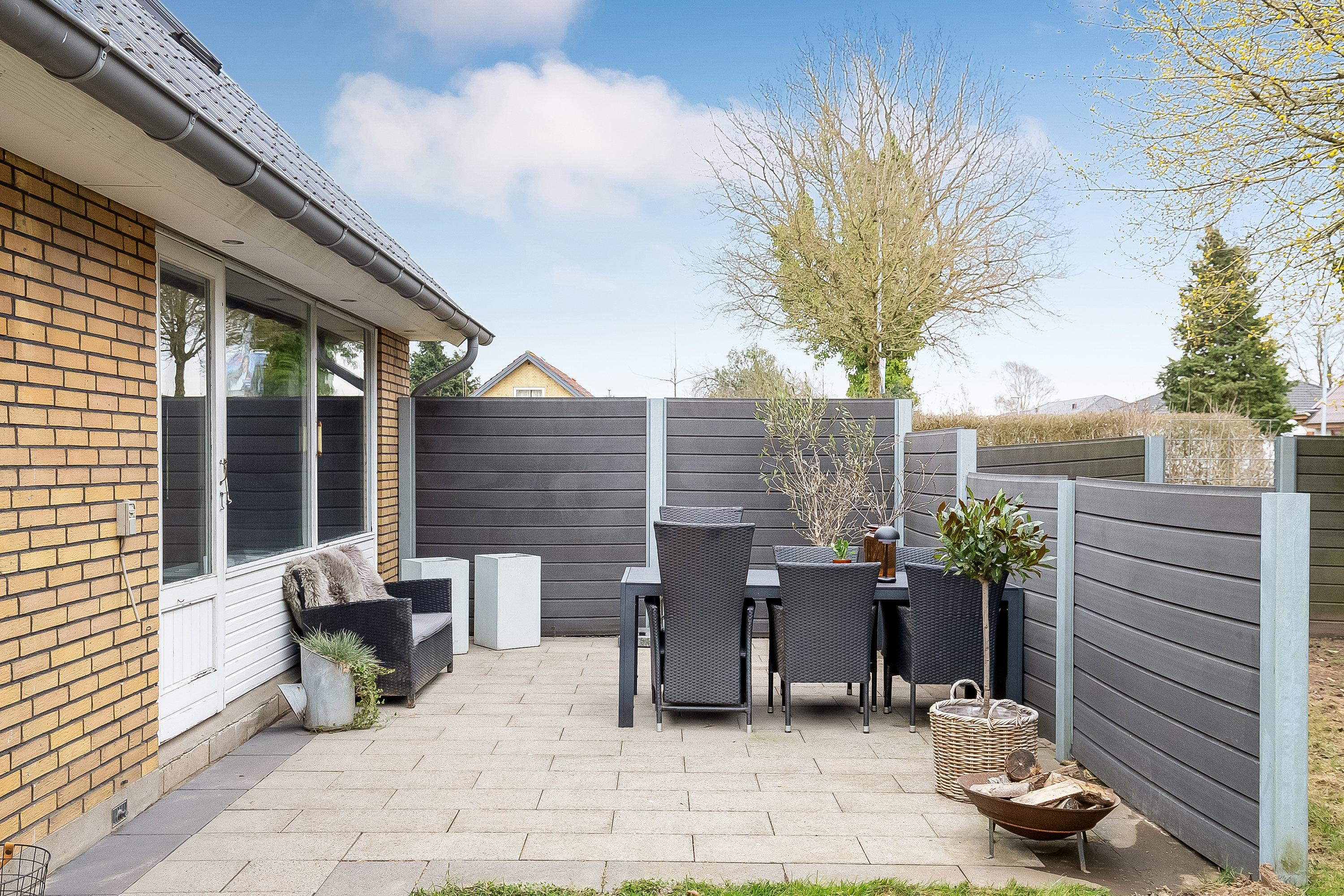 Fremhævet terrasse billede i fuldskærmstilstand. Billede af Vestervang 34, Bramdrupdam, 6000 Kolding