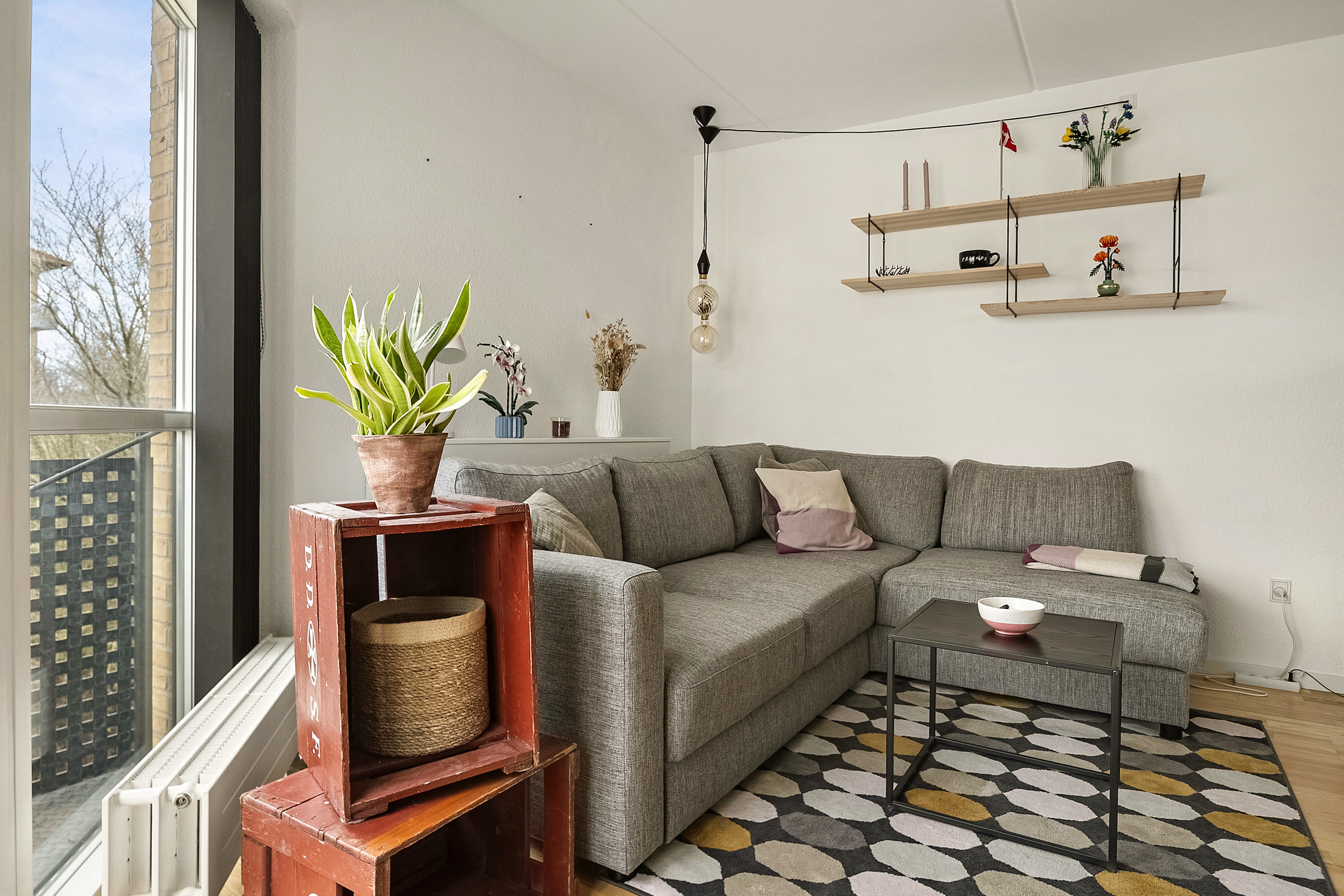 Fremhævet stue billede i fuldskærmstilstand. Billede af Skejbytoften 117, 2. 4., Skejby, 8200 Aarhus N