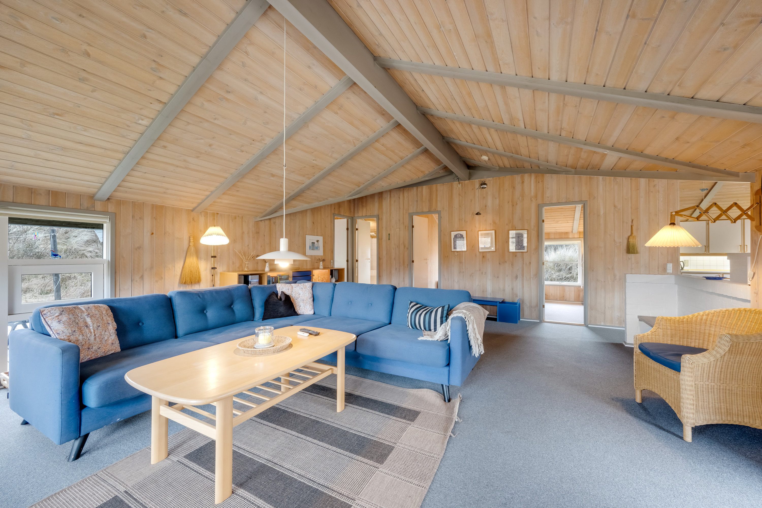 Fremhævet stue billede i fuldskærmstilstand. Billede af Sandvej 5, Haurvig, 6960 Hvide Sande