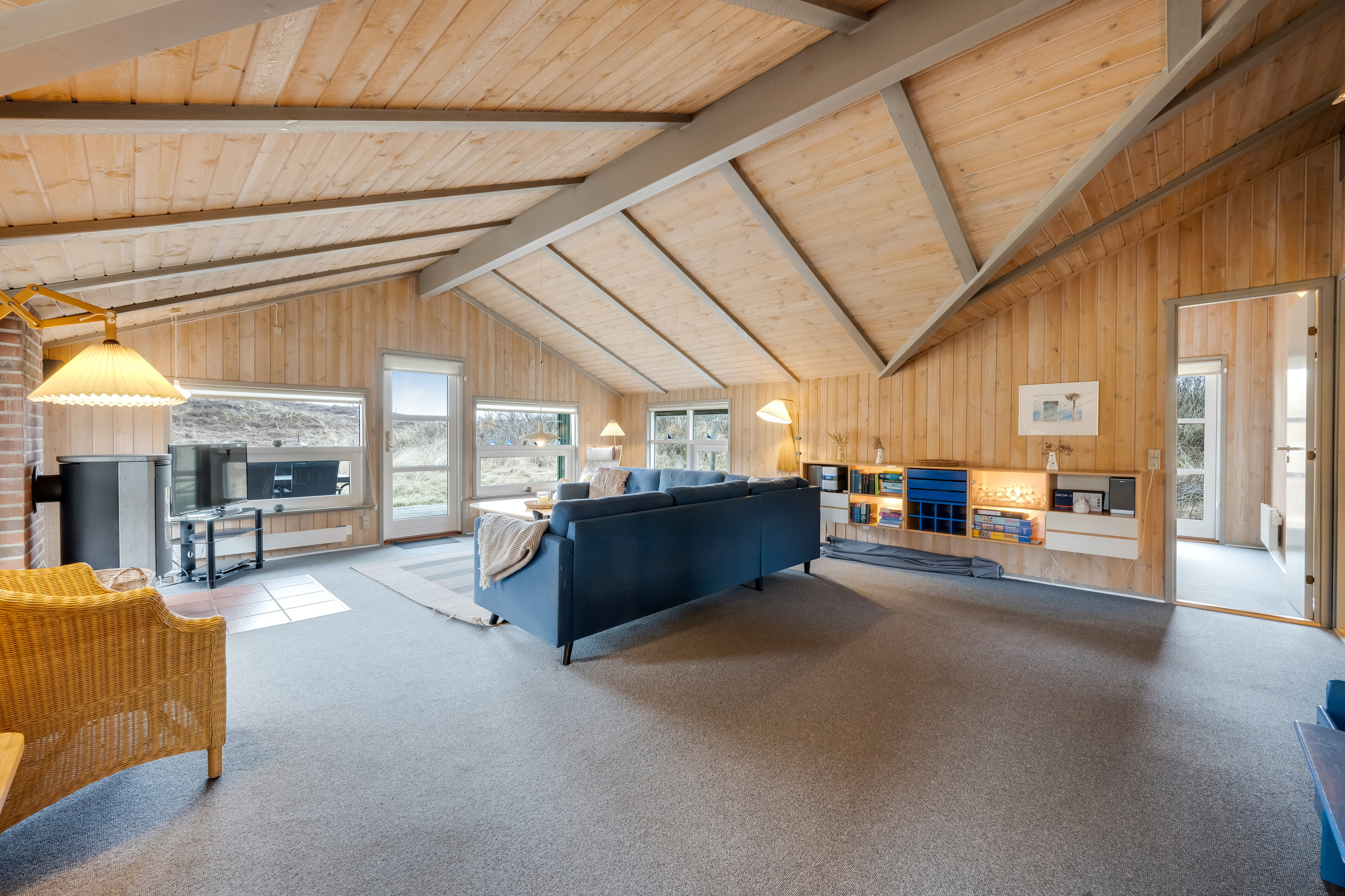 Fremhævet stue billede i fuldskærmstilstand. Billede af Sandvej 5, Haurvig, 6960 Hvide Sande