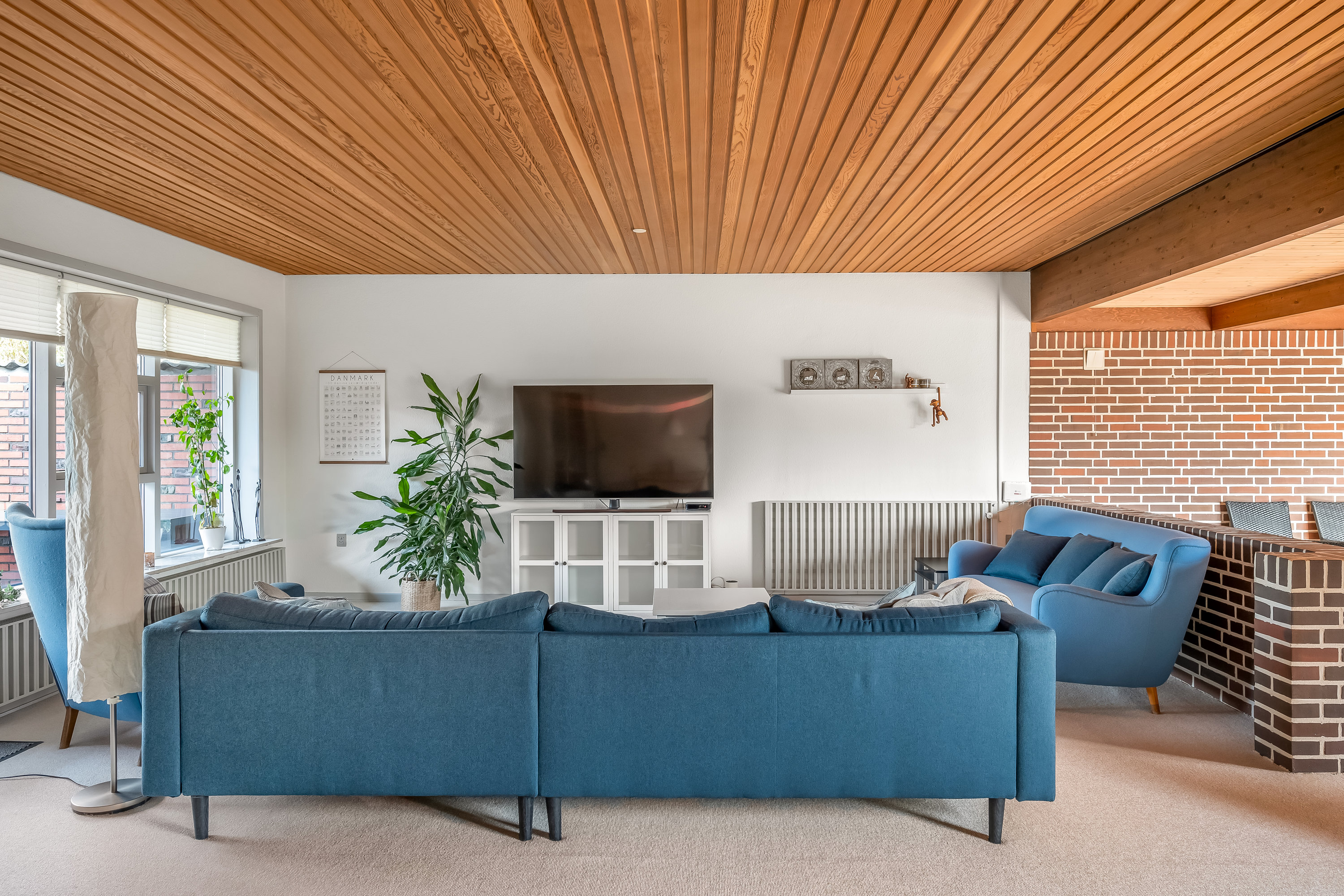 Fremhævet stue billede i fuldskærmstilstand. Billede af Hovedgaden 35, Næsbjerg, 6800 Varde